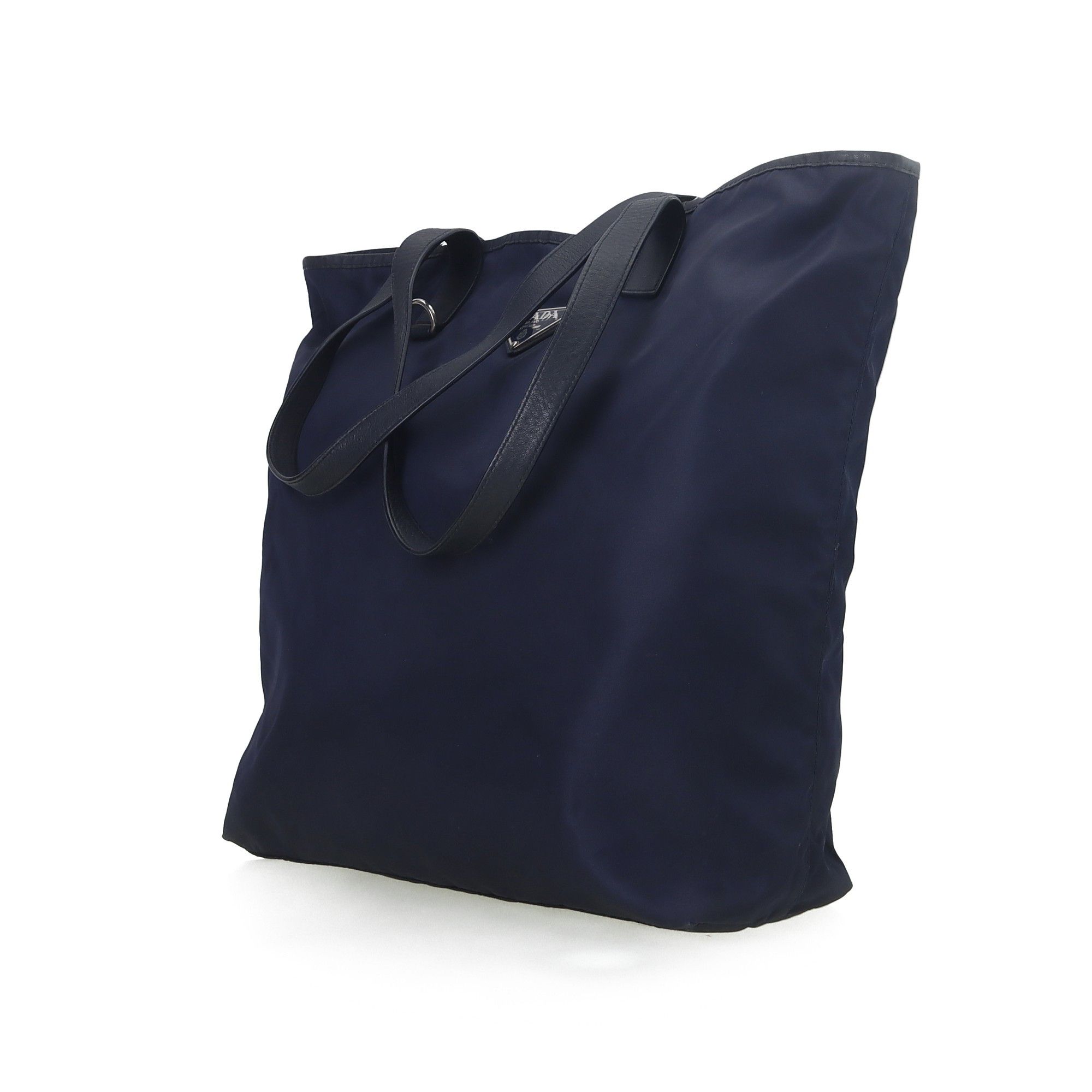 Prada Prada Blue Nylon Tote Bag One Size Size ONE SIZE - 2 Thumbnail
