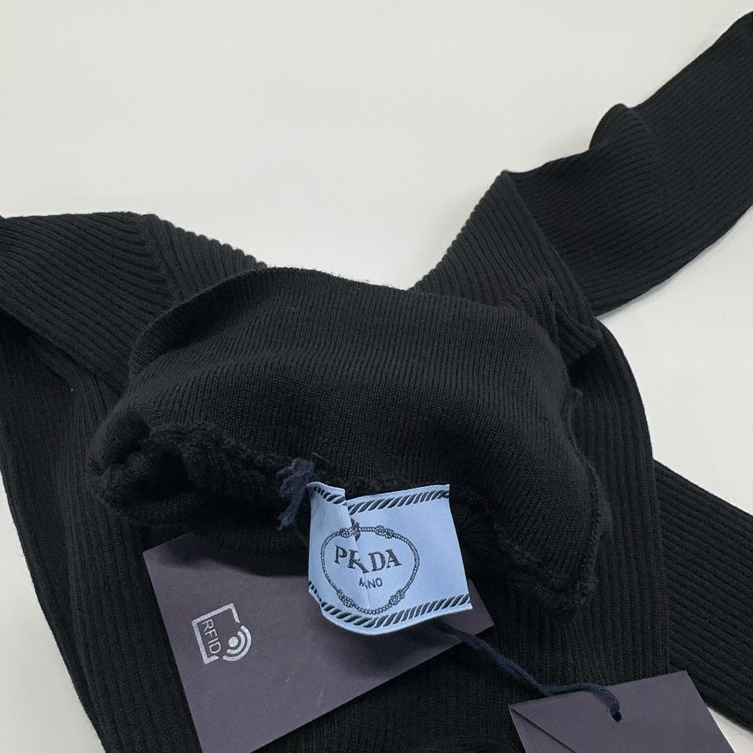 Prada Prada Ribbed Turtleneck Sweater Black Size 38 Size XS / US 0-2 / IT 36-38 - 6 Thumbnail