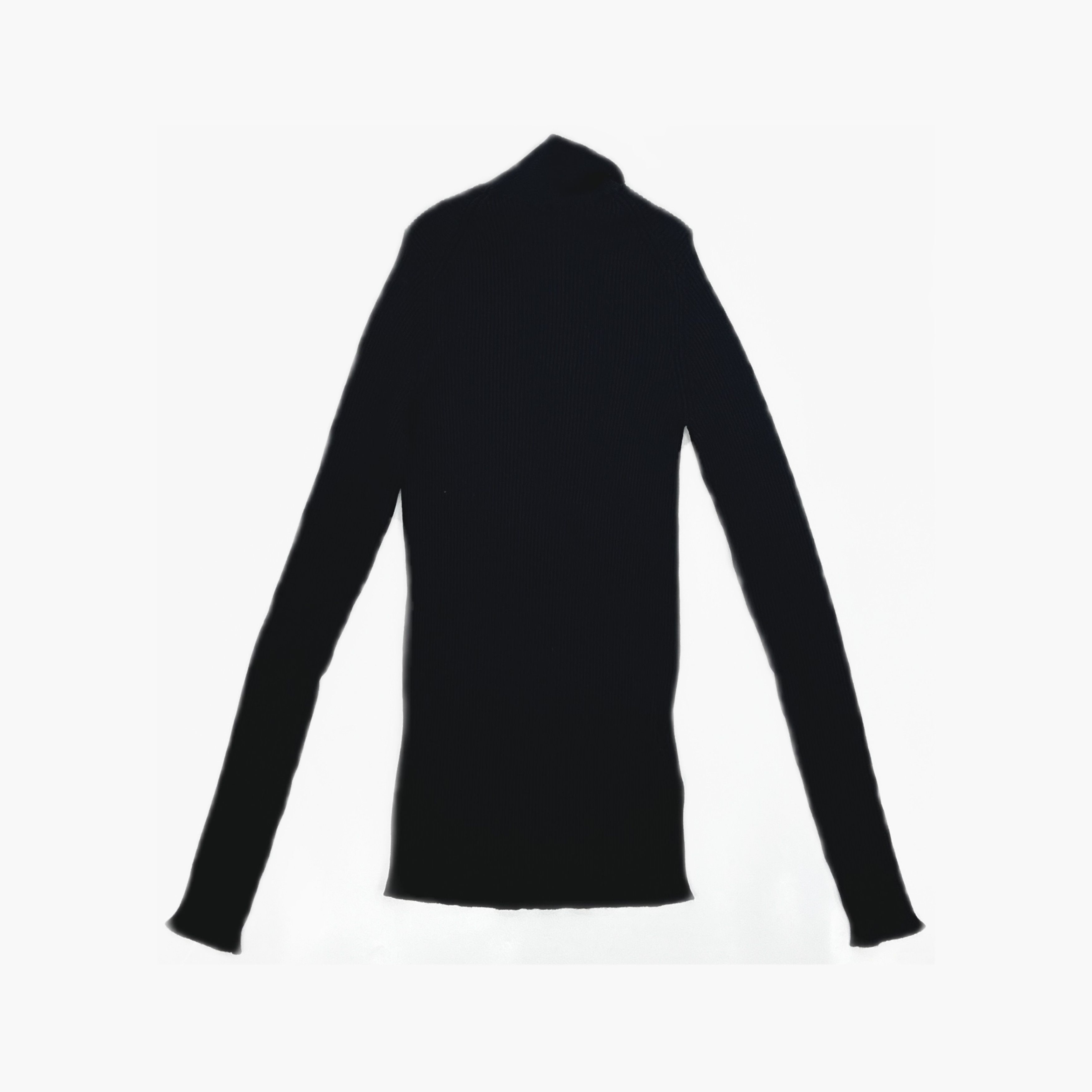 Prada Prada Ribbed Turtleneck Sweater Black Size 38 Size XS / US 0-2 / IT 36-38 - 2 Thumbnail