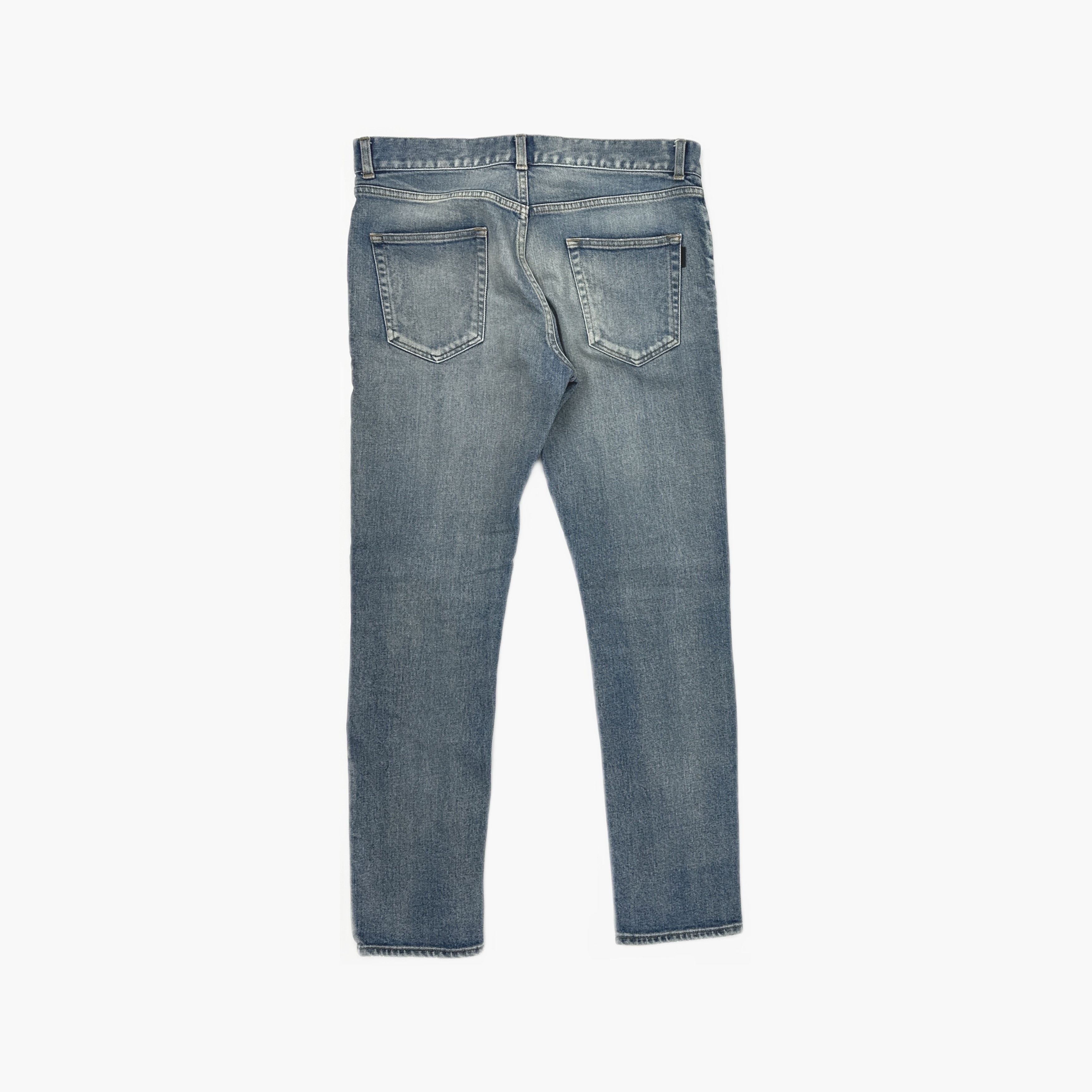 Saint Laurent Paris Saint Laurent Blue Denim Jeans Size 31 Size US 31 - 2 Thumbnail