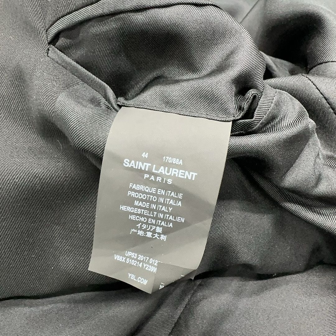 Saint Laurent Paris Saint Laurent Black Blazer Size 34R Size 34R - 4 Thumbnail