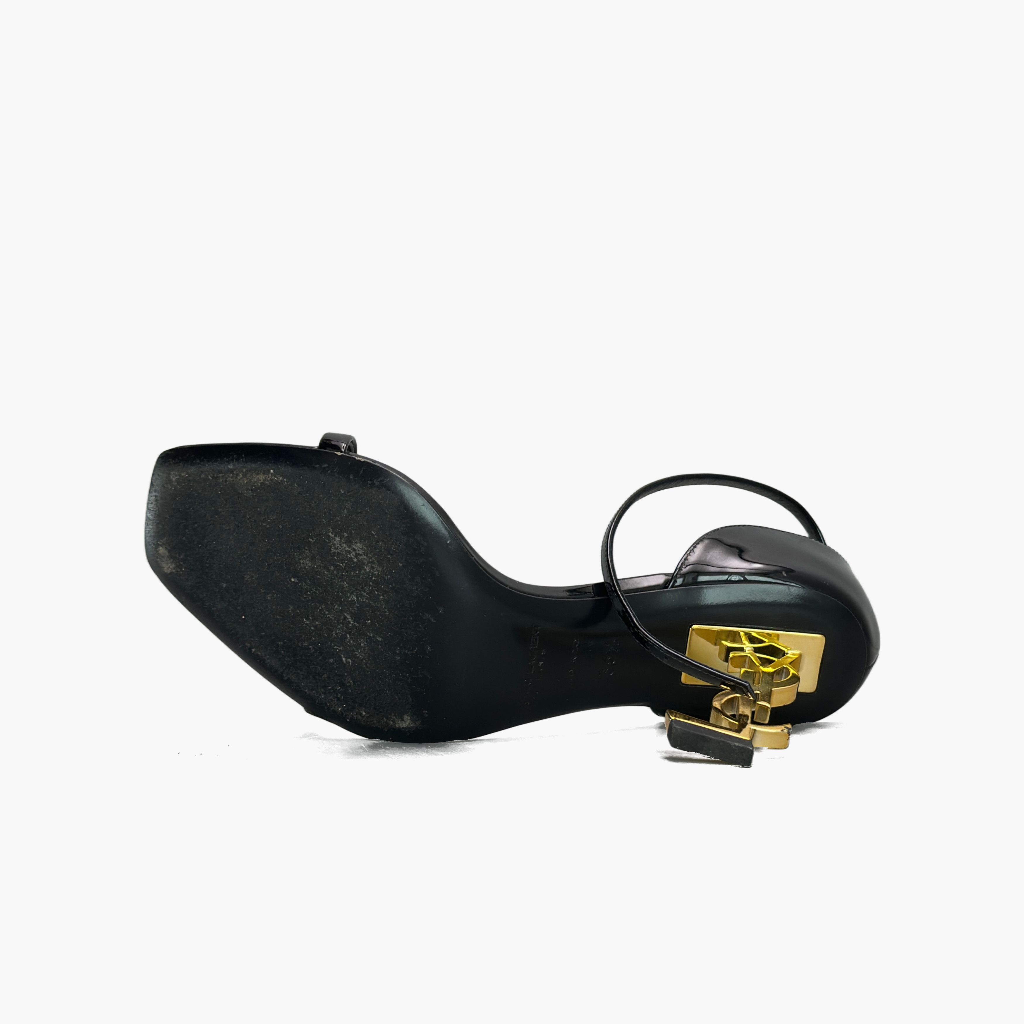 Saint Laurent Paris Saint Laurent Opyum Logo Heel Sandals Size 36.5 Size US 6.5 / IT 36.5 - 8 Thumbnail