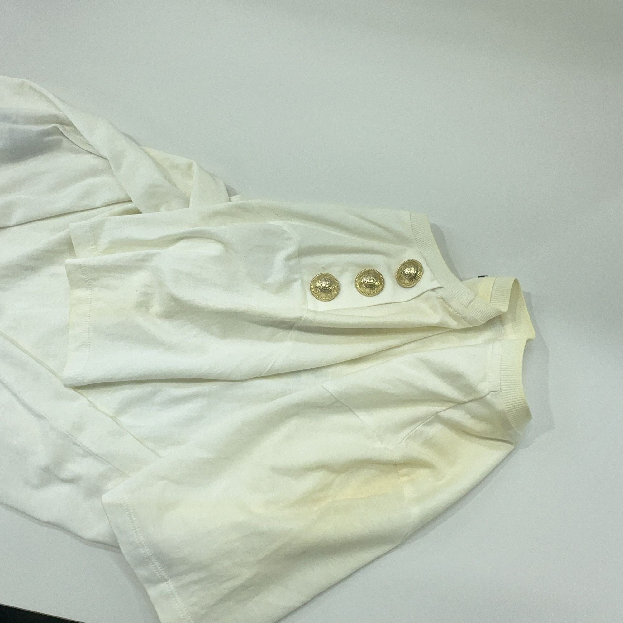 Balmain Balmain Logo Button T-Shirt Size M Size M / US 6-8 / IT 42-44 - 13 Thumbnail