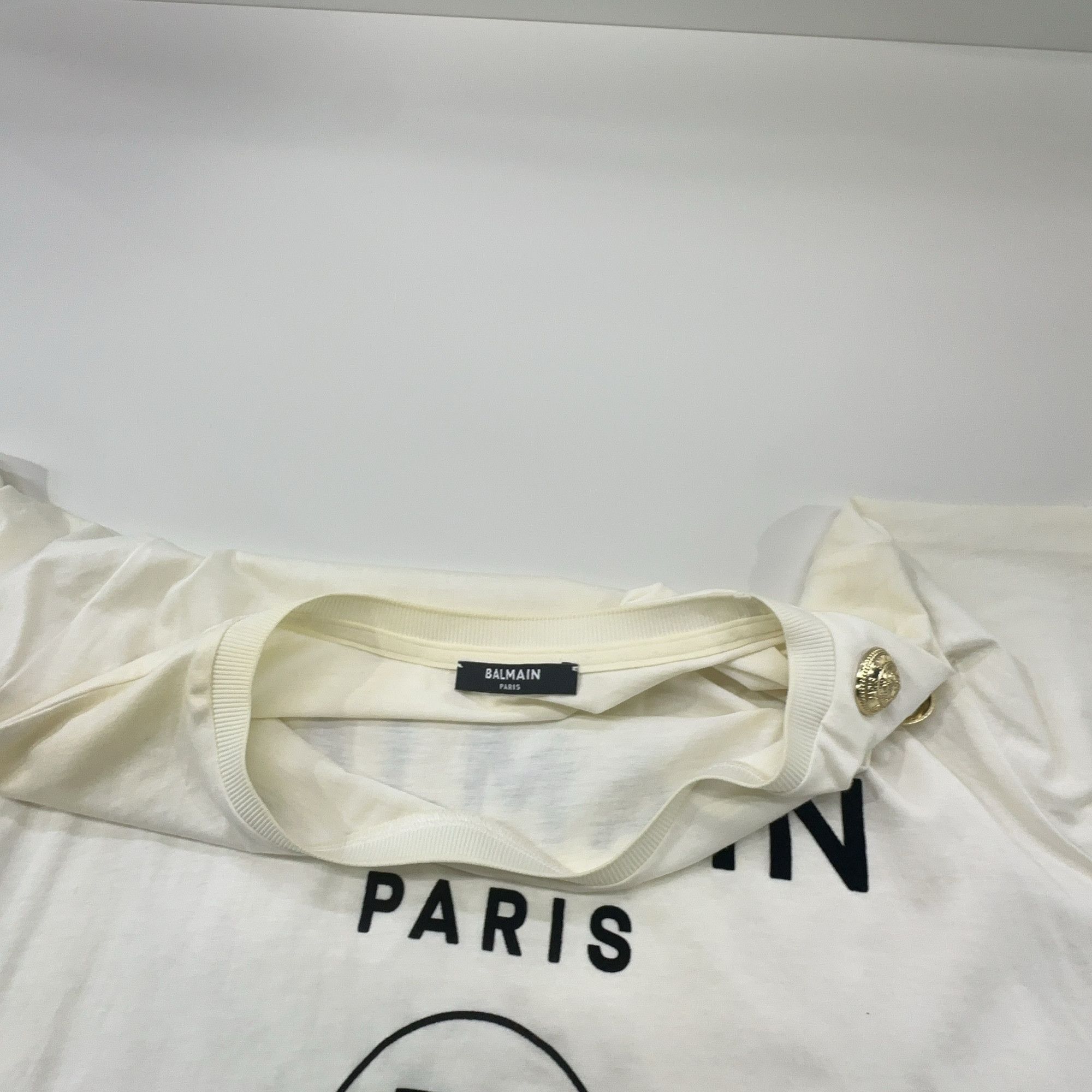 Balmain Balmain Logo Button T-Shirt Size M Size M / US 6-8 / IT 42-44 - 5 Thumbnail