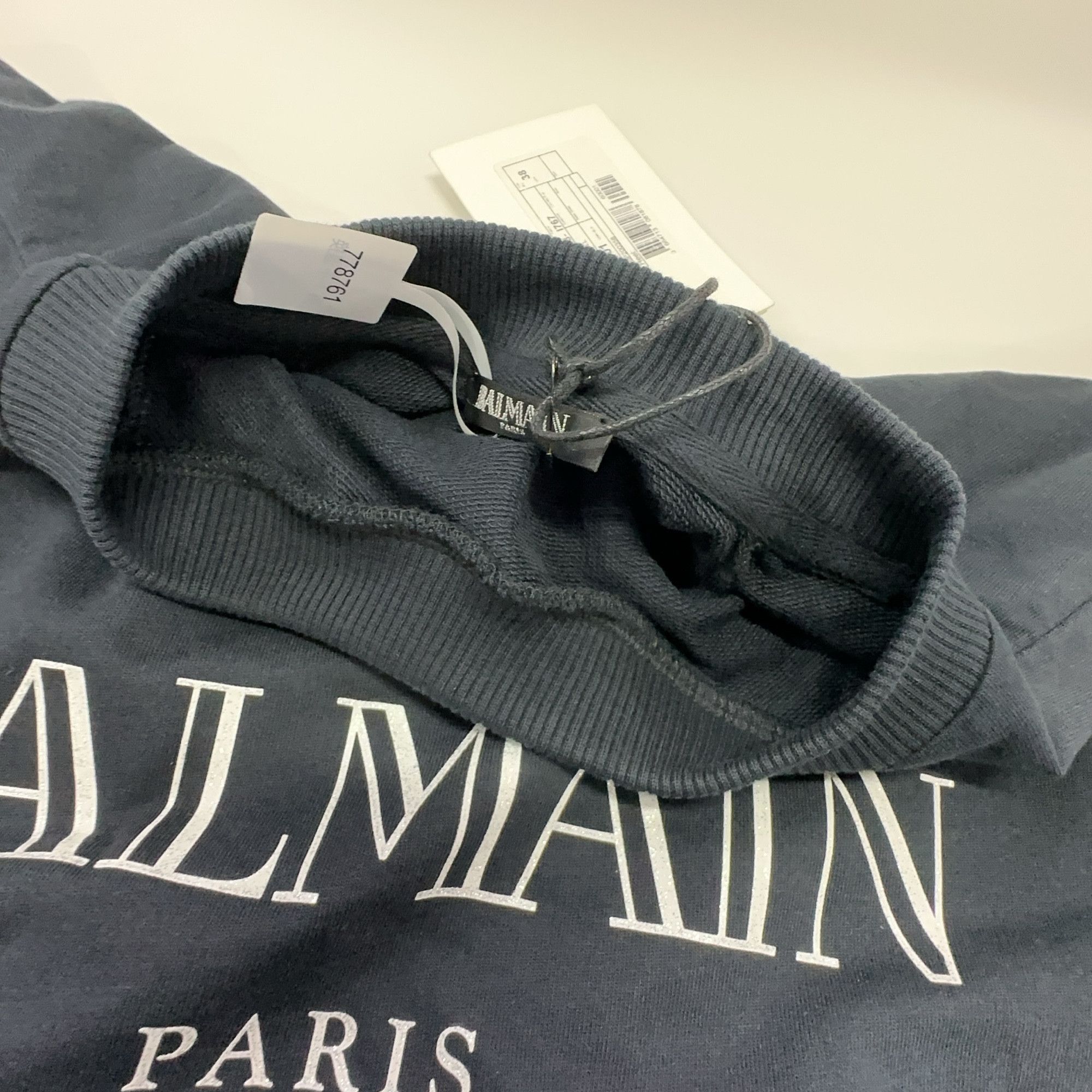 Balmain Balmain Paris Logo Print Sweatshirt Size 38 Size S / US 4 / IT 40 - 7 Thumbnail