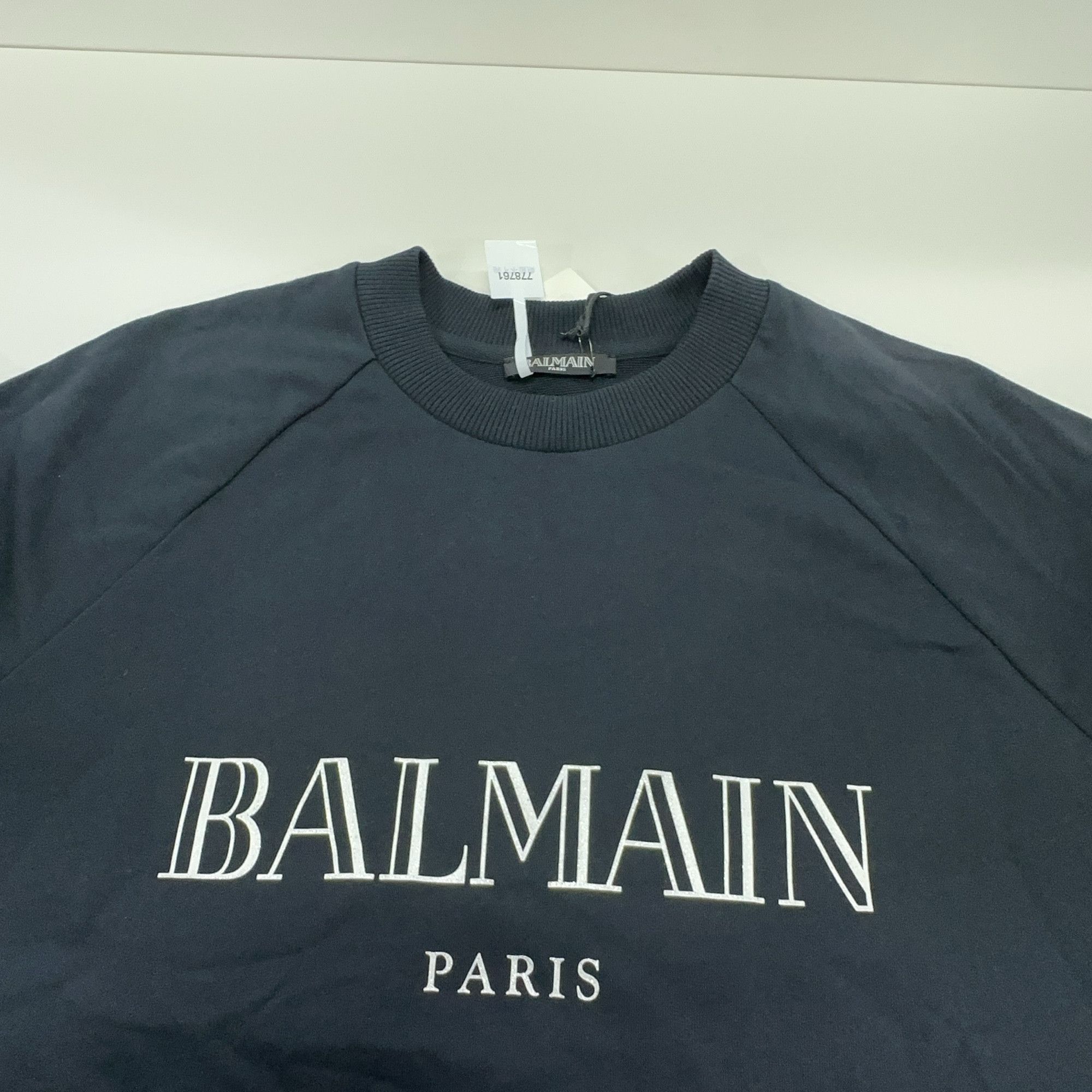 Balmain Balmain Paris Logo Print Sweatshirt Size 38 Size S / US 4 / IT 40 - 8 Thumbnail