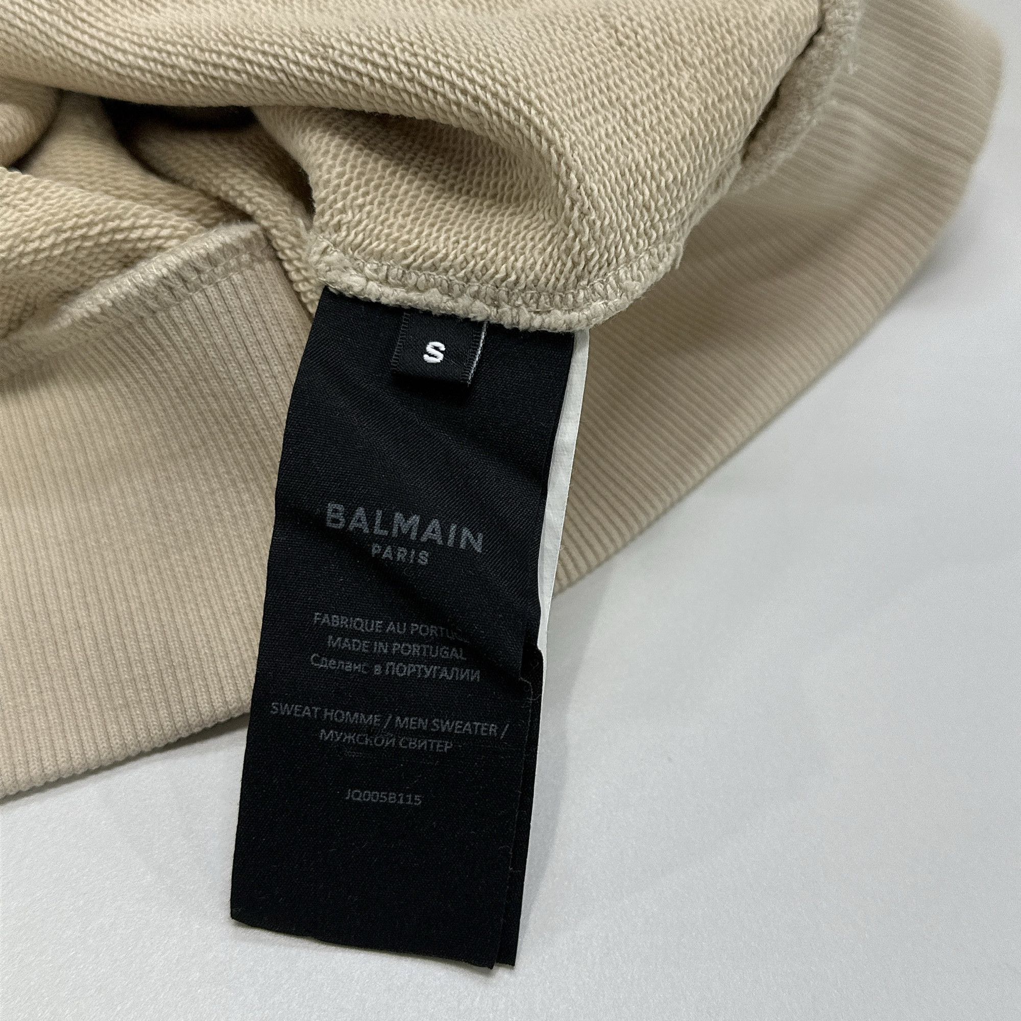 Balmain Balmain Logo Sweatshirt Size S Size US S / EU 44-46 / 1 - 4 Thumbnail