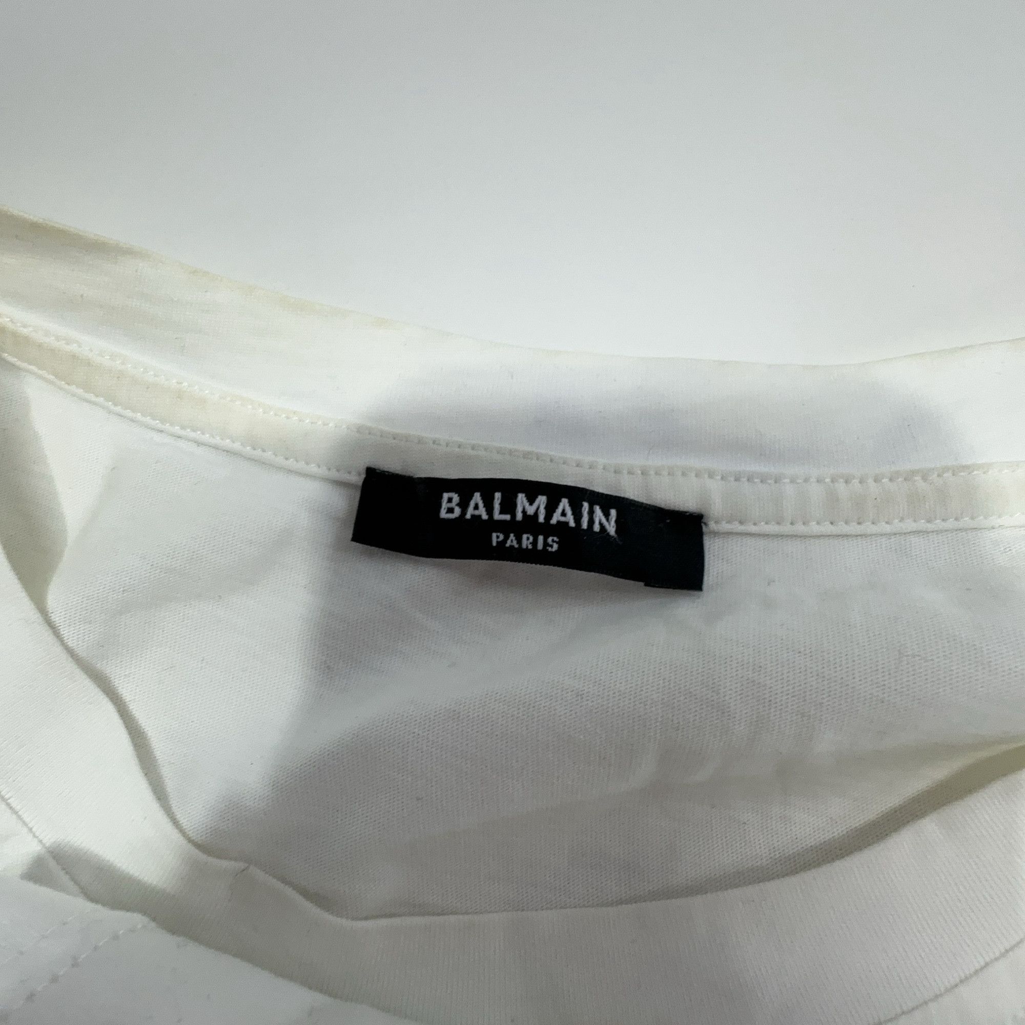 Balmain Balmain Logo Print T-Shirt Size L Size US L / EU 52-54 / 3 - 3 Thumbnail