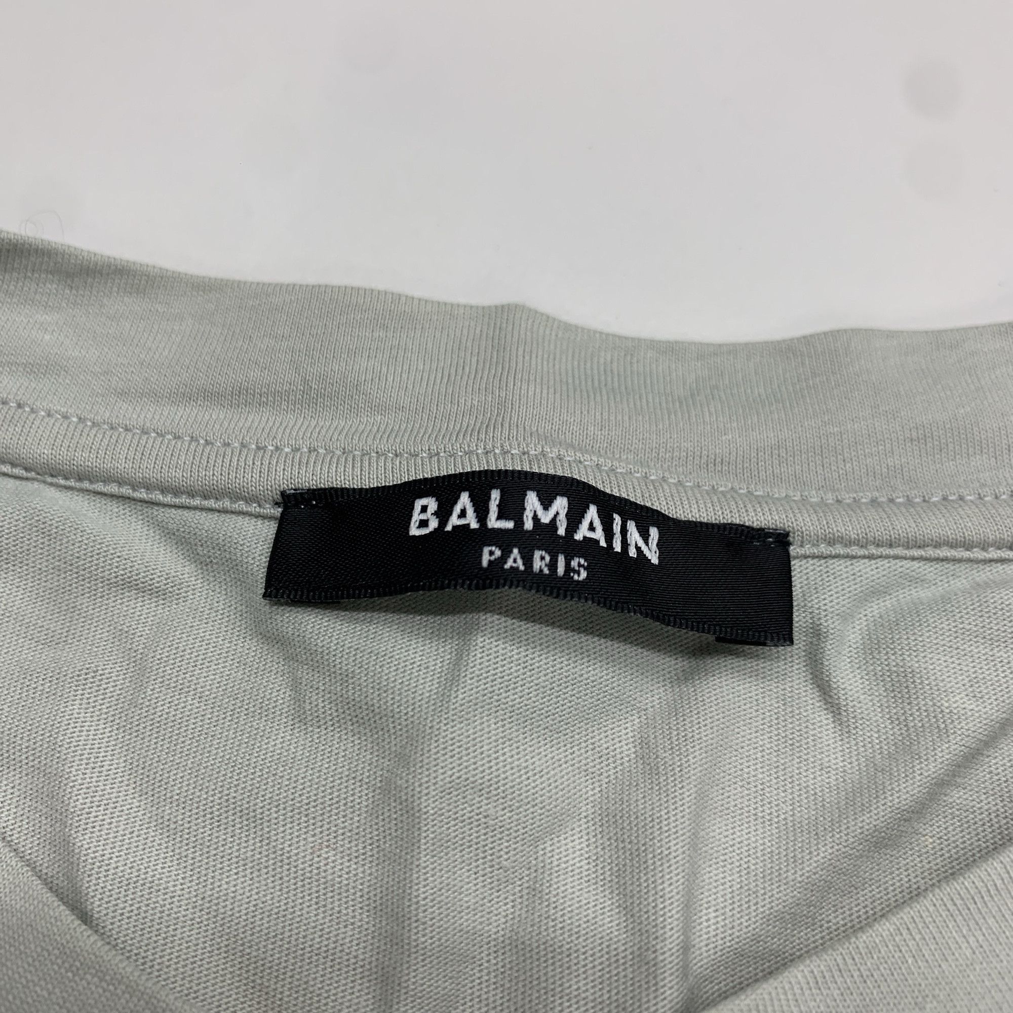 Balmain Balmain Logo Short Sleeve T-Shirt M Size M / US 6-8 / IT 42-44 - 3 Thumbnail