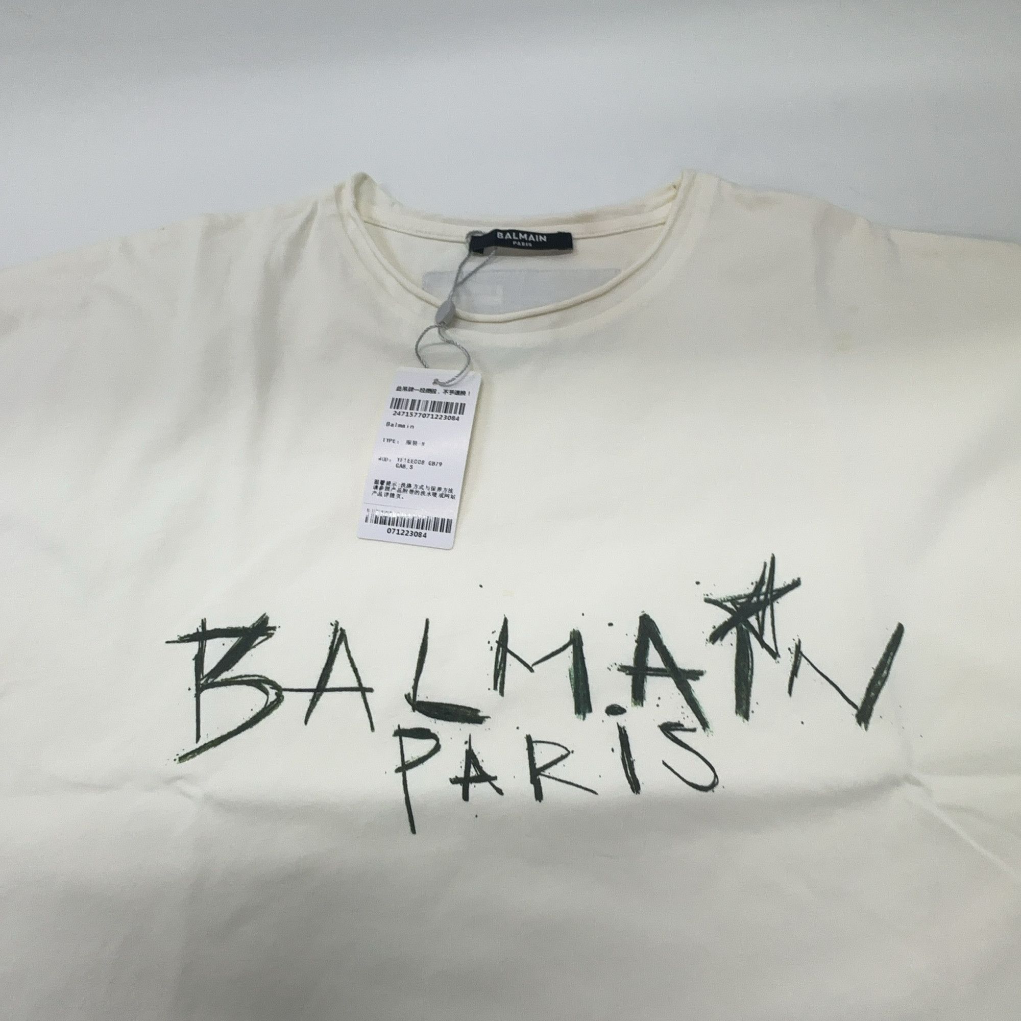 Balmain Balmain Logo Graphic T-Shirt Size S Size S / US 4 / IT 40 - 6 Thumbnail