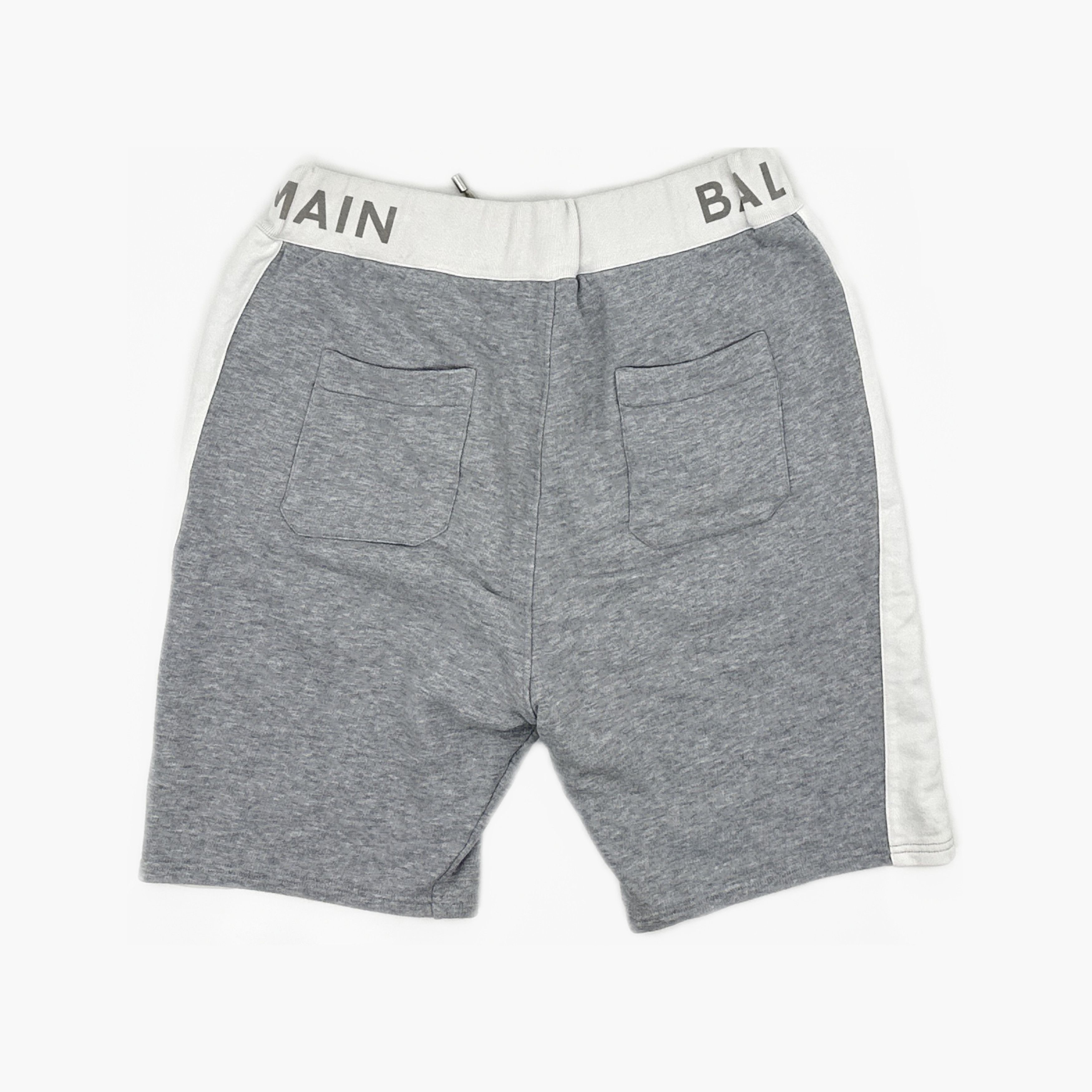 Balmain Balmain Logo Side Panel Sweatshorts Gray Size M Size US 32 / EU 48 - 2 Thumbnail
