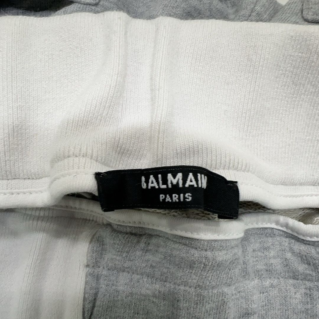Balmain Balmain Logo Side Panel Sweatshorts Gray Size M Size US 32 / EU 48 - 3 Thumbnail