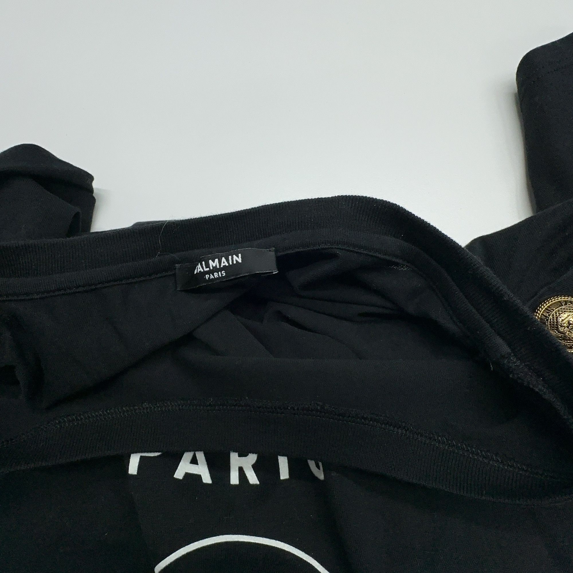 Balmain Balmain Paris Logo Short Sleeve T-Shirt Size XL Size XL / US 12-14 / IT 48-50 - 5 Thumbnail