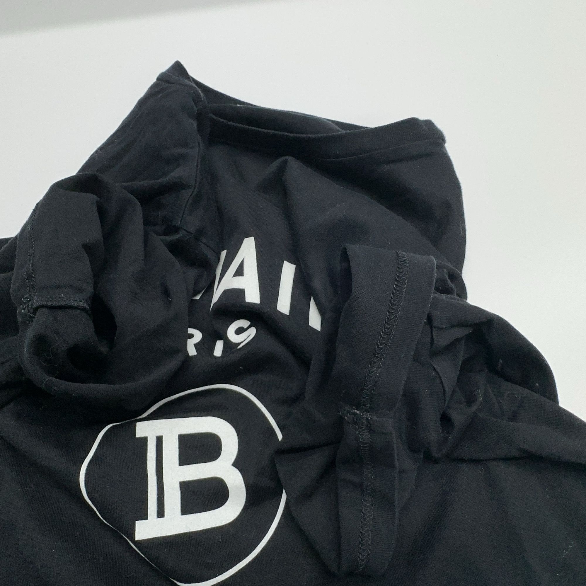 Balmain Balmain Paris Logo Short Sleeve T-Shirt Size XL Size XL / US 12-14 / IT 48-50 - 6 Thumbnail