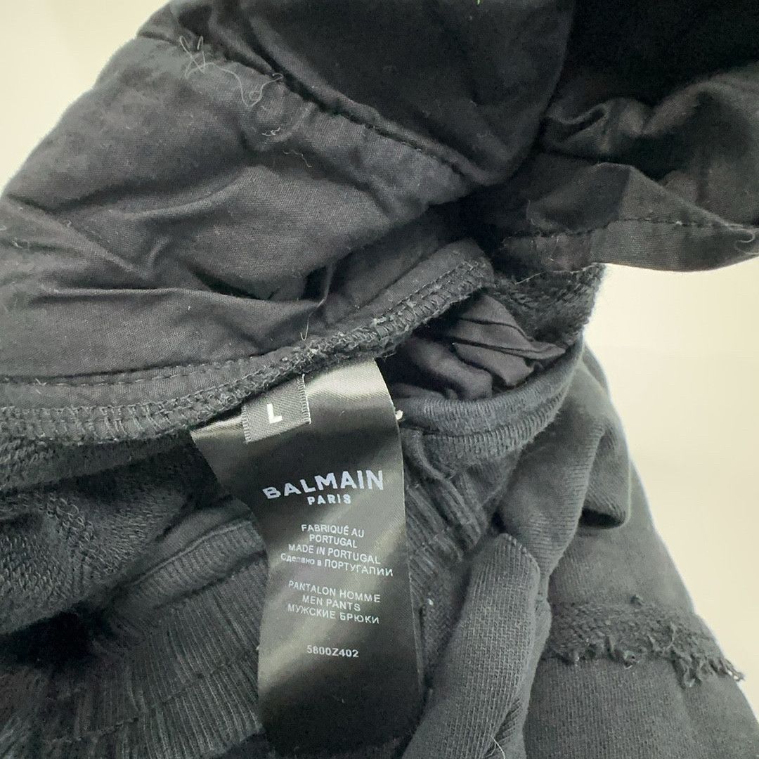 Balmain Balmain Black Zip Detail Joggers Size L Size US 34 / EU 50 - 3 Thumbnail