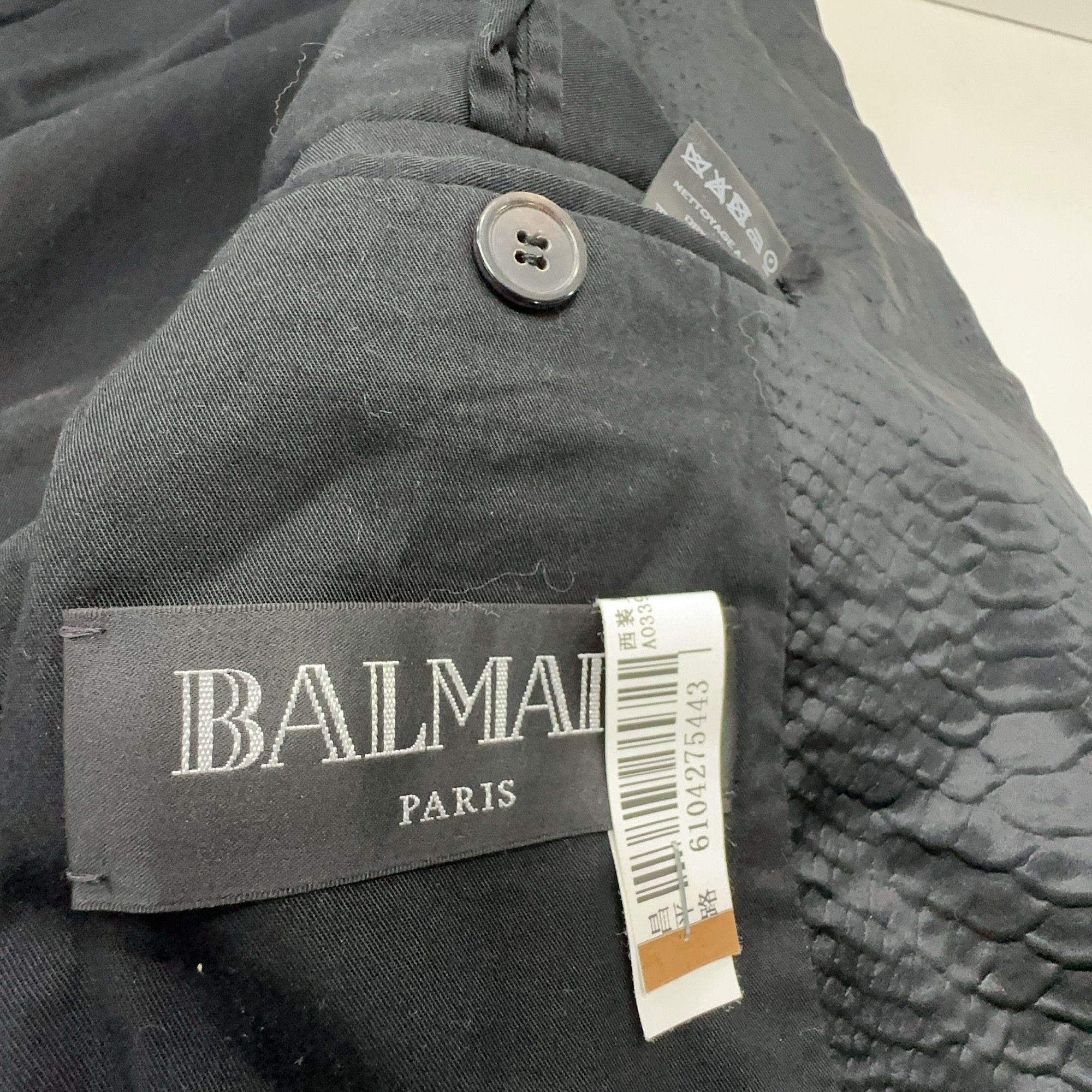 Balmain Balmain Textured Blazer Size 34R Size 34R - 3 Thumbnail