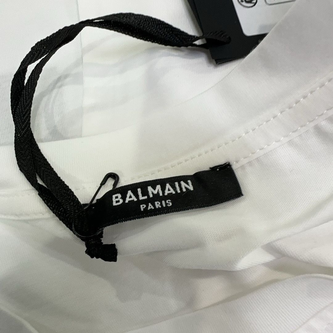 Balmain Balmain Logo Print T-Shirt Size XL Size US XL / EU 56 / 4 - 4 Thumbnail