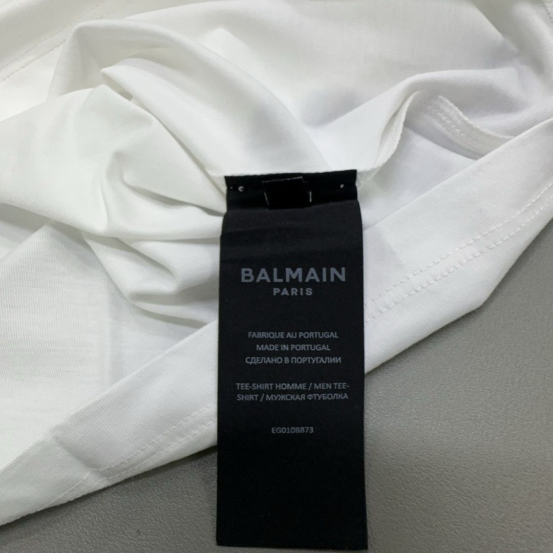 Balmain Balmain Logo Print T-Shirt Size XL Size US XL / EU 56 / 4 - 5 Thumbnail