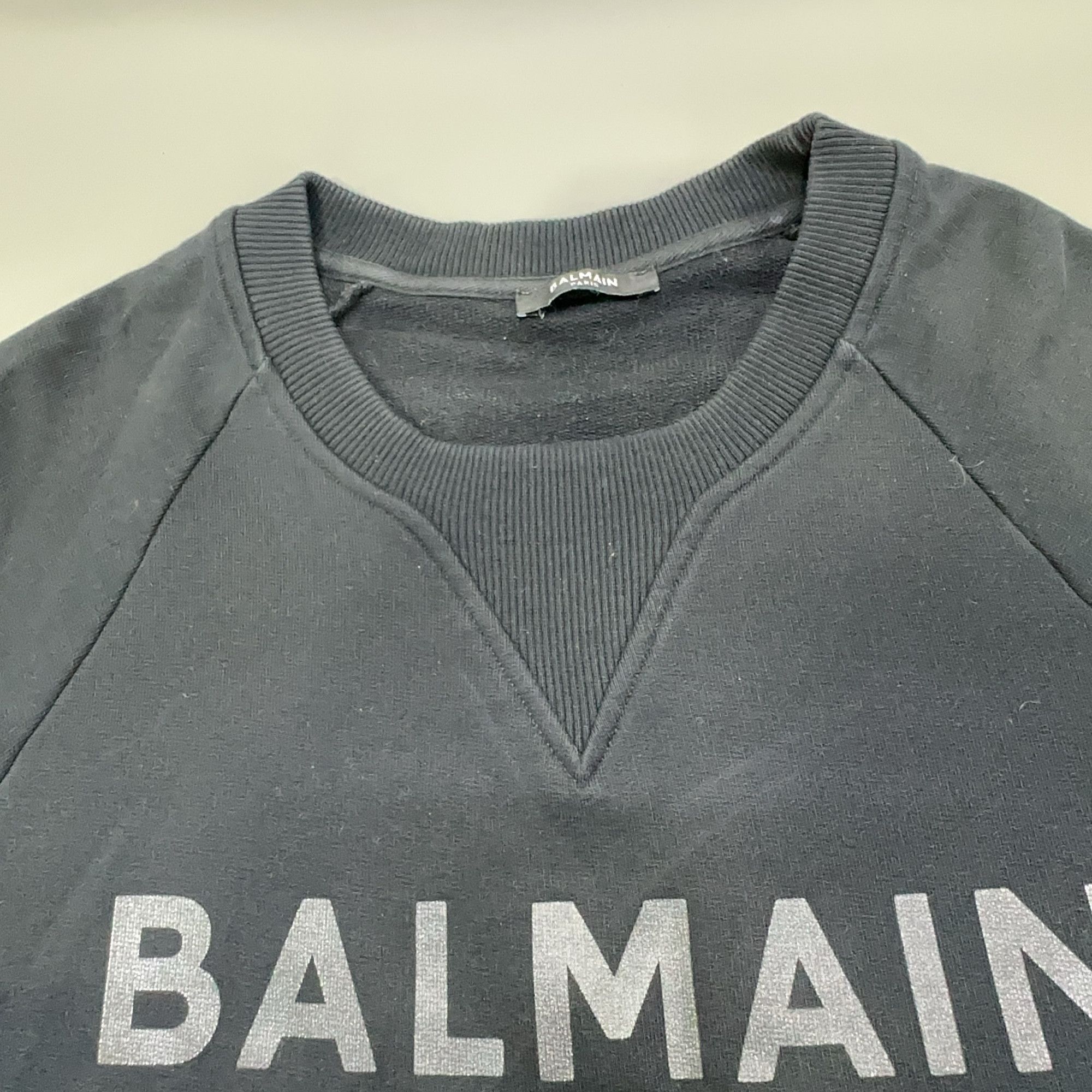 Balmain Balmain Logo Print Sweatshirt Size S Size US S / EU 44-46 / 1 - 6 Thumbnail