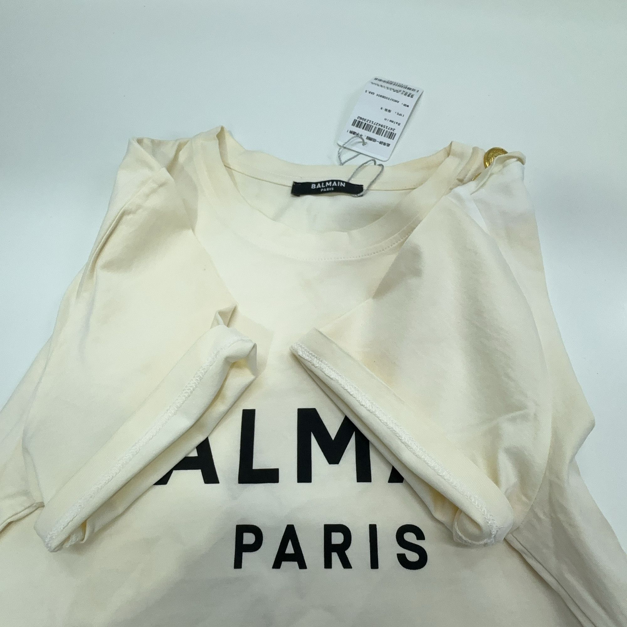 Balmain Balmain Logo Short Sleeve T-Shirt Size S Size S / US 4 / IT 40 - 8 Thumbnail