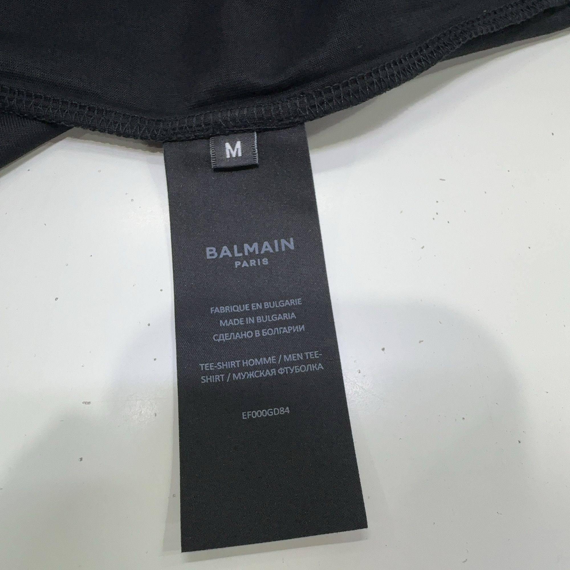 Balmain Balmain Logo Print T-Shirt Size M Size US M / EU 48-50 / 2 - 5 Thumbnail