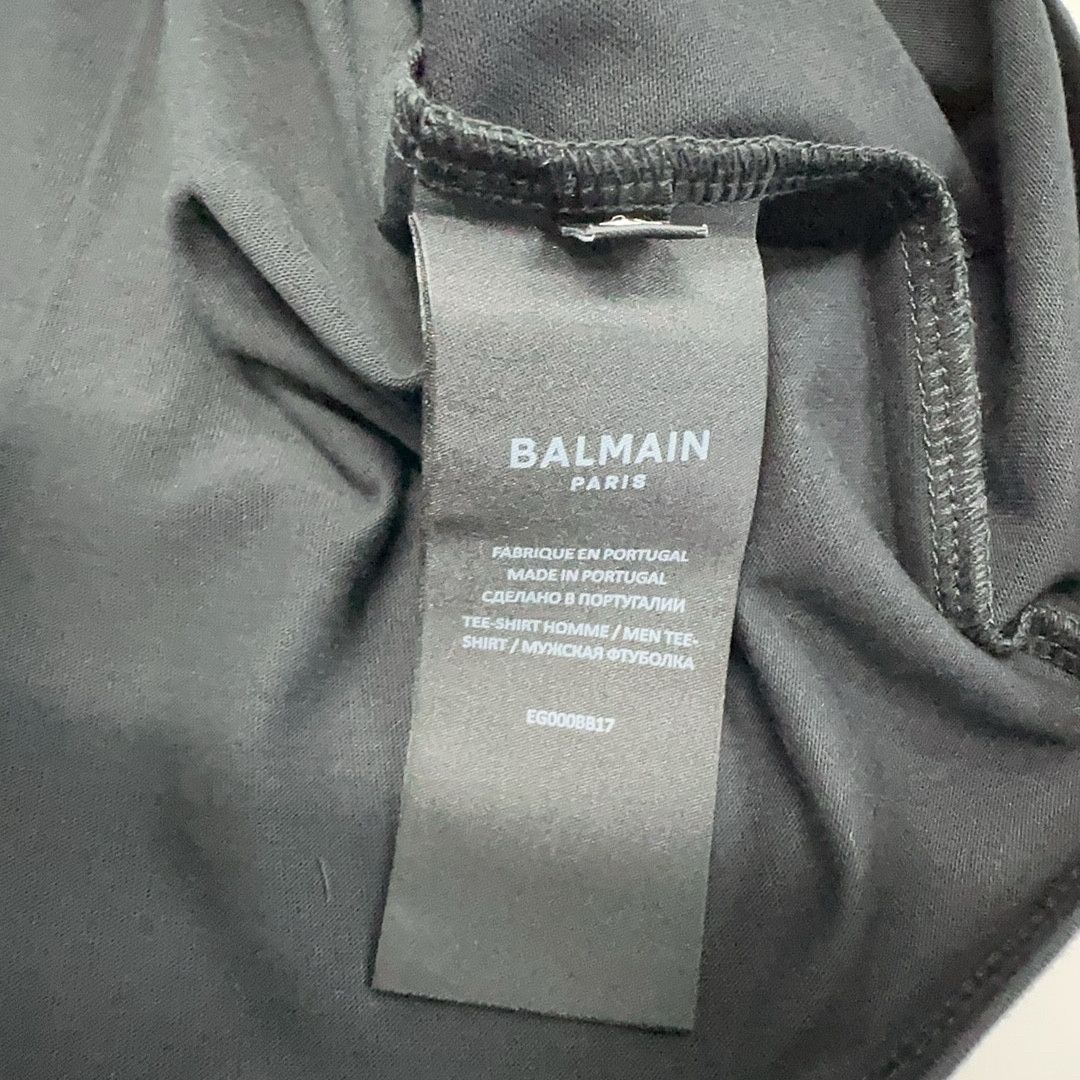 Balmain Balmain Logo Short Sleeve T-Shirt Size XL Size US XL / EU 56 / 4 - 4 Thumbnail