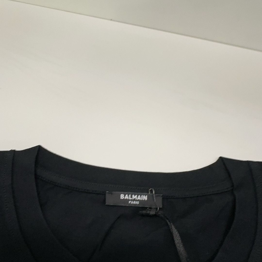 Balmain Balmain Logo Short Sleeve T-Shirt Size XL Size US XL / EU 56 / 4 - 5 Thumbnail