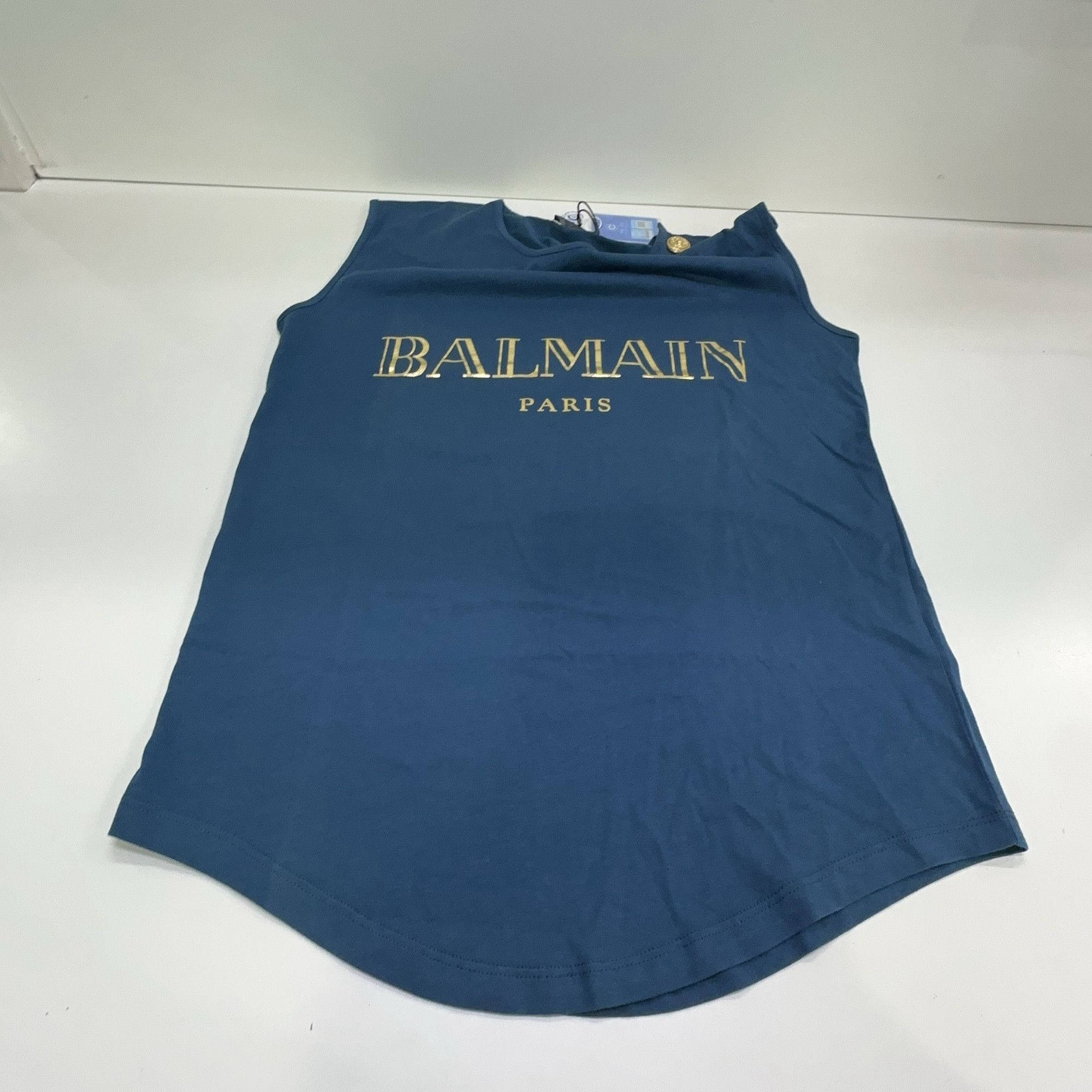 Balmain Balmain Gold Button Tank Top Size 36 Size XS / US 0-2 / IT 36-38 - 7 Thumbnail