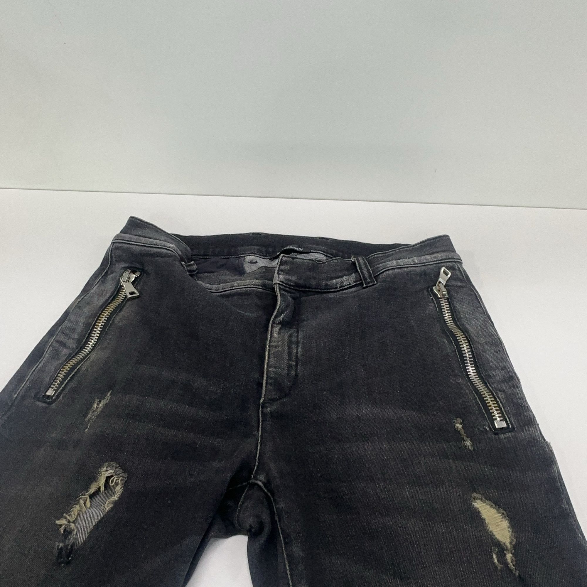 Balmain Balmain Biker Denim Jeans Size 31 Size US 31 - 7 Thumbnail