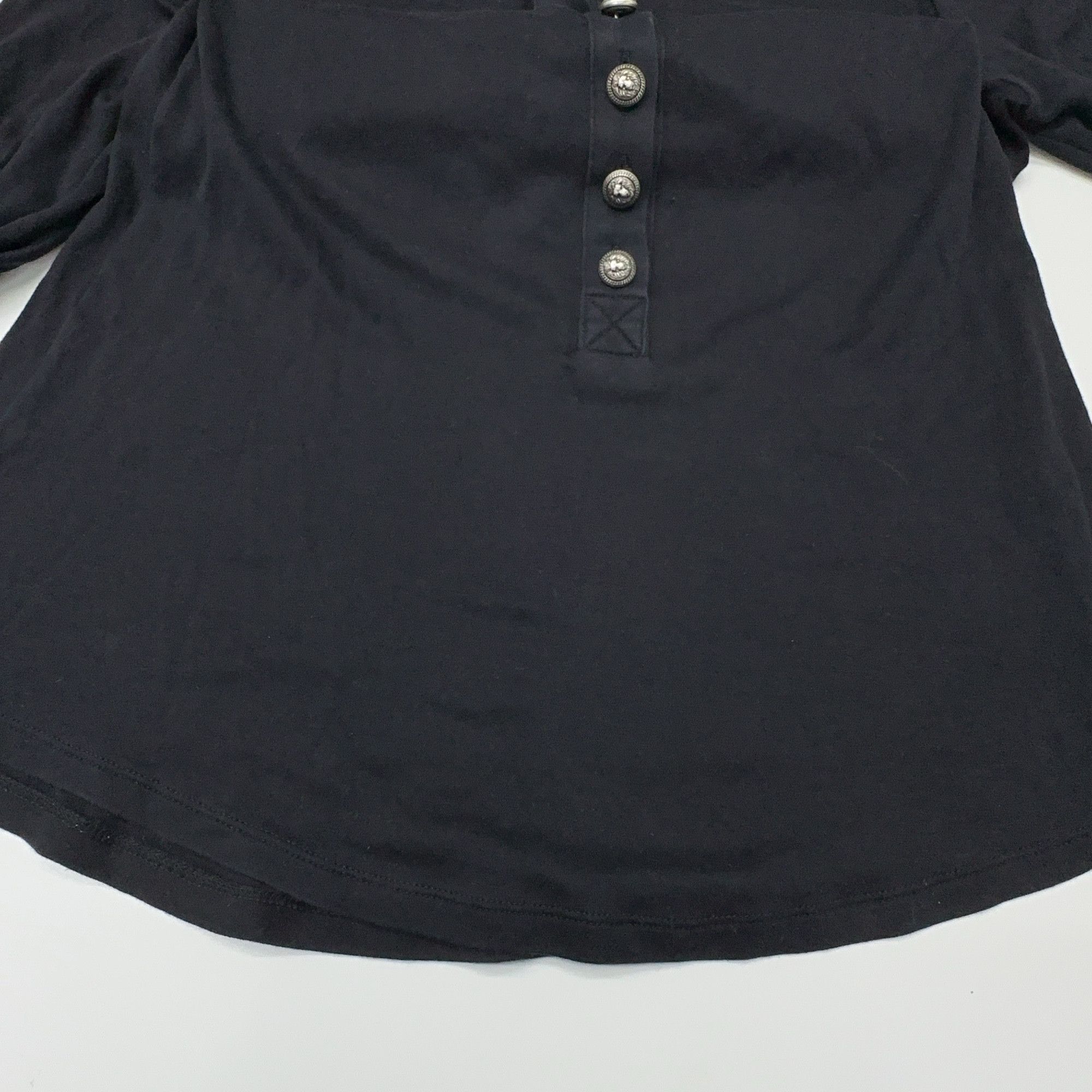 Balmain Balmain Button Placket Long Sleeve Top Size 40 Size M / US 6-8 / IT 42-44 - 7 Thumbnail