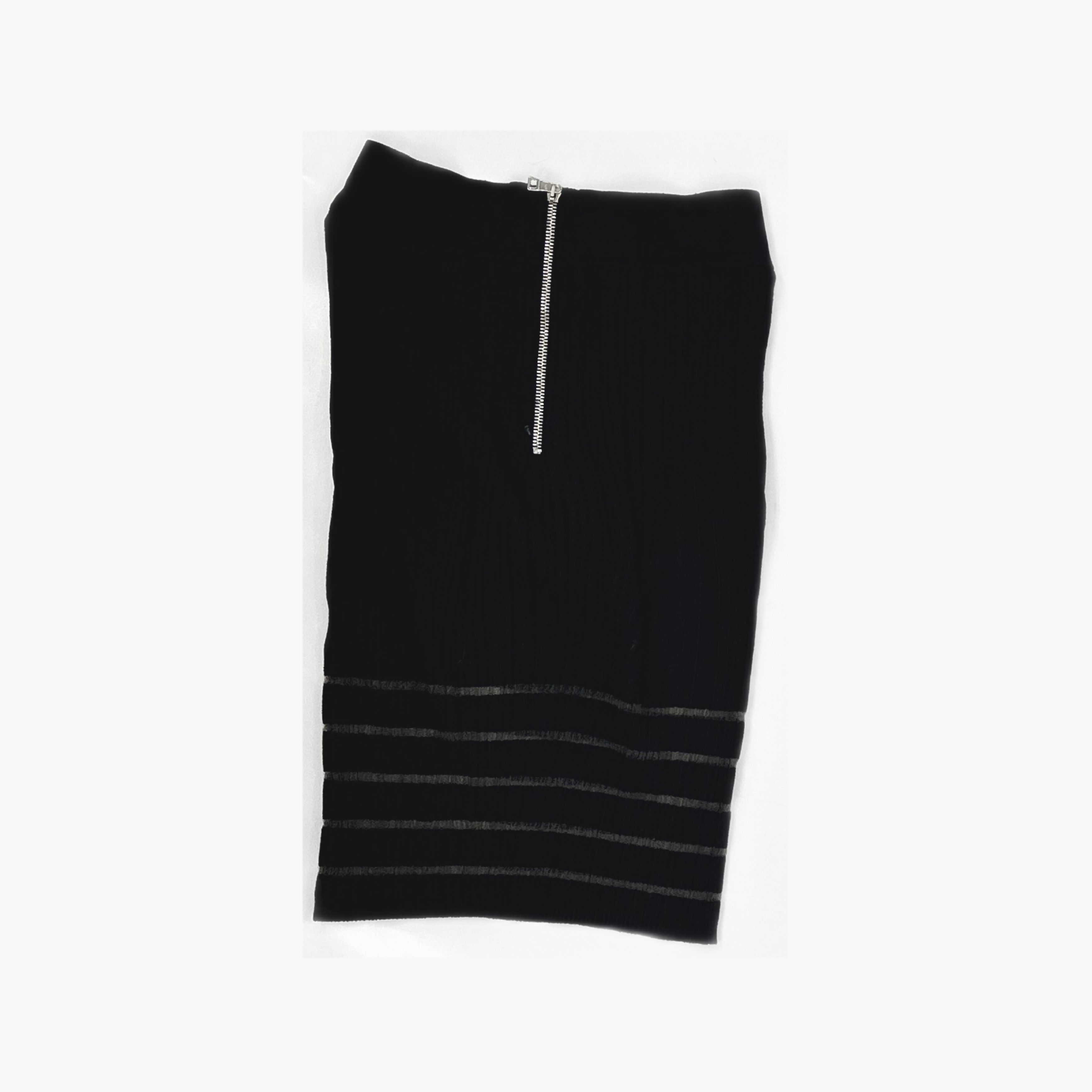 Balmain Balmain Silver Button Knit Mini Skirt Size 36 Size 25" / US 0 / IT 36 - 2 Thumbnail
