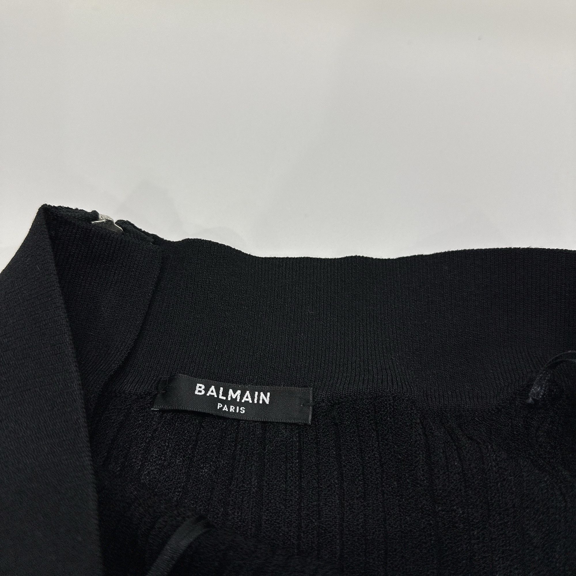 Balmain Balmain Silver Button Knit Mini Skirt Size 36 Size 25" / US 0 / IT 36 - 3 Thumbnail