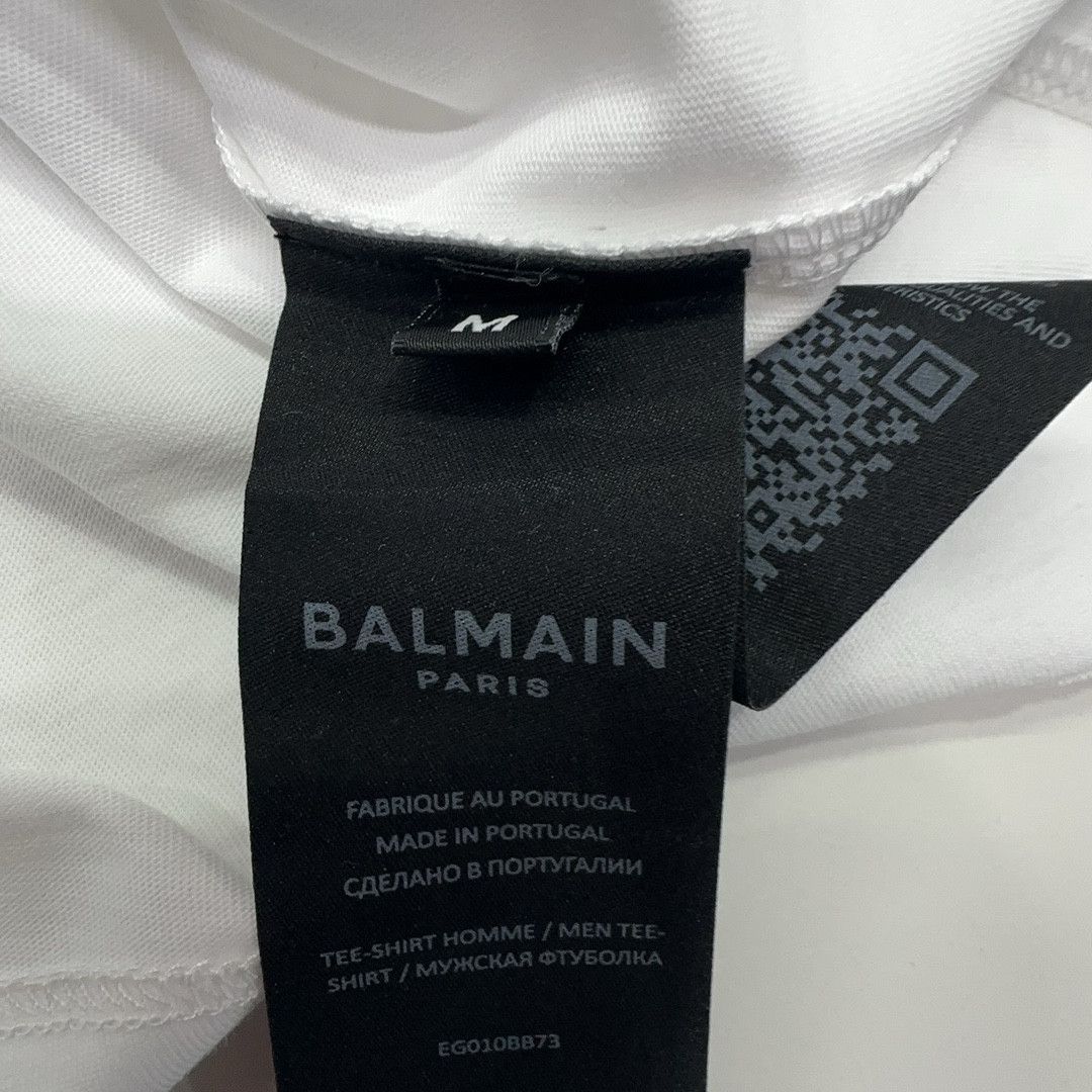 Balmain Balmain Logo Print T-Shirt Size M Size US M / EU 48-50 / 2 - 5 Thumbnail