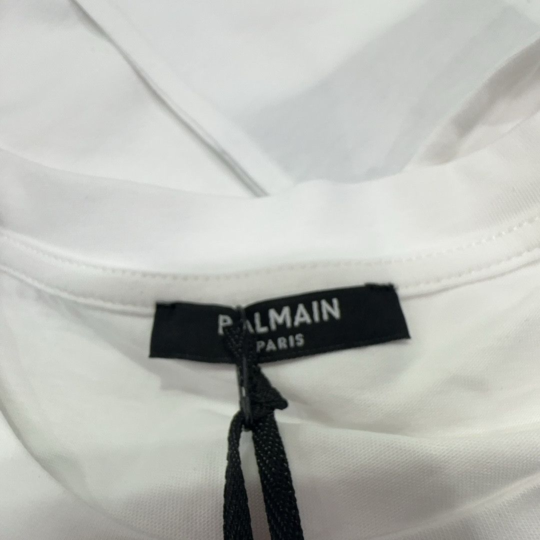 Balmain Balmain Logo Print T-Shirt Size M Size US M / EU 48-50 / 2 - 3 Thumbnail