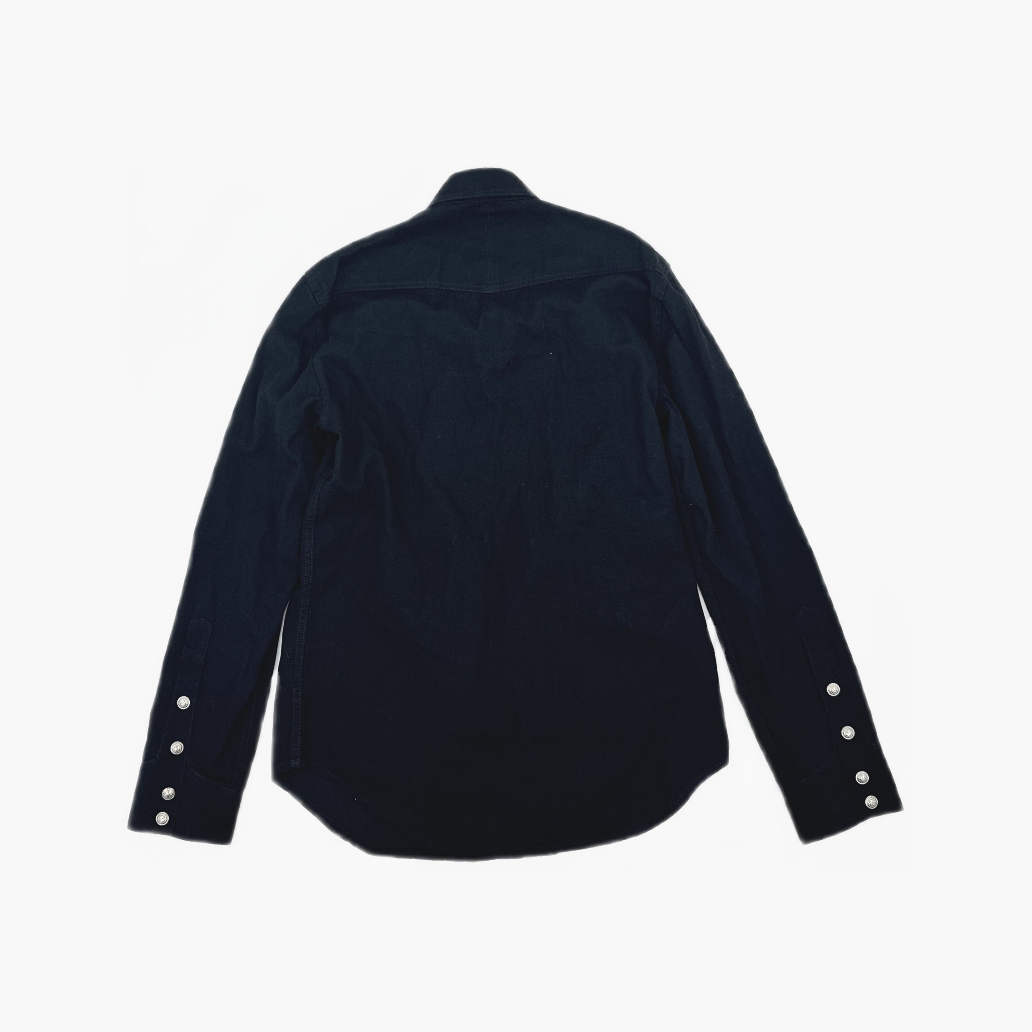 Balmain Balmain Logo Long Sleeve Shirt US XXS / EU 40 Size US XXS / EU 40 - 2 Thumbnail