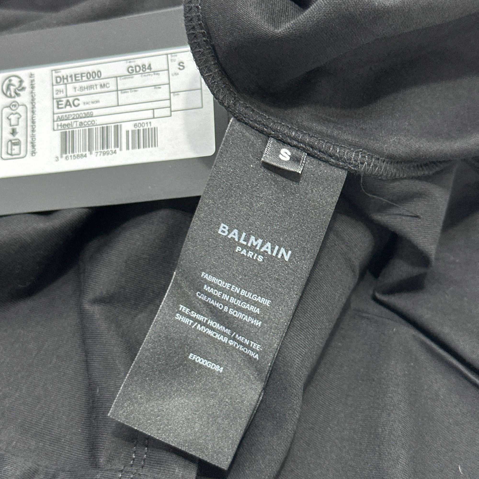 Balmain Balmain Logo Print T-Shirt Size US S Size US S / EU 44-46 / 1 - 3 Thumbnail