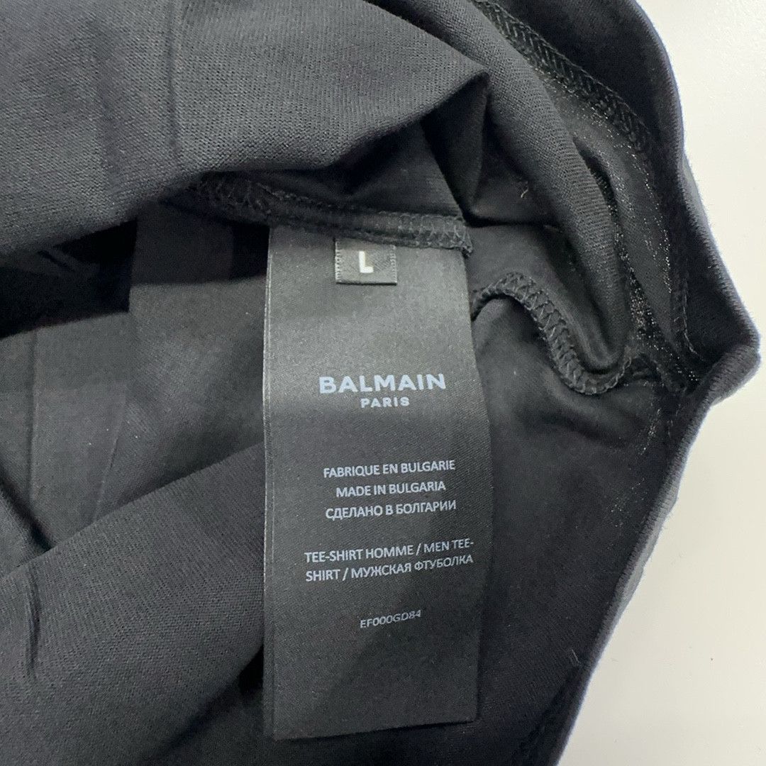 Balmain Balmain Logo Print T-Shirt Size L Size US L / EU 52-54 / 3 - 3 Thumbnail