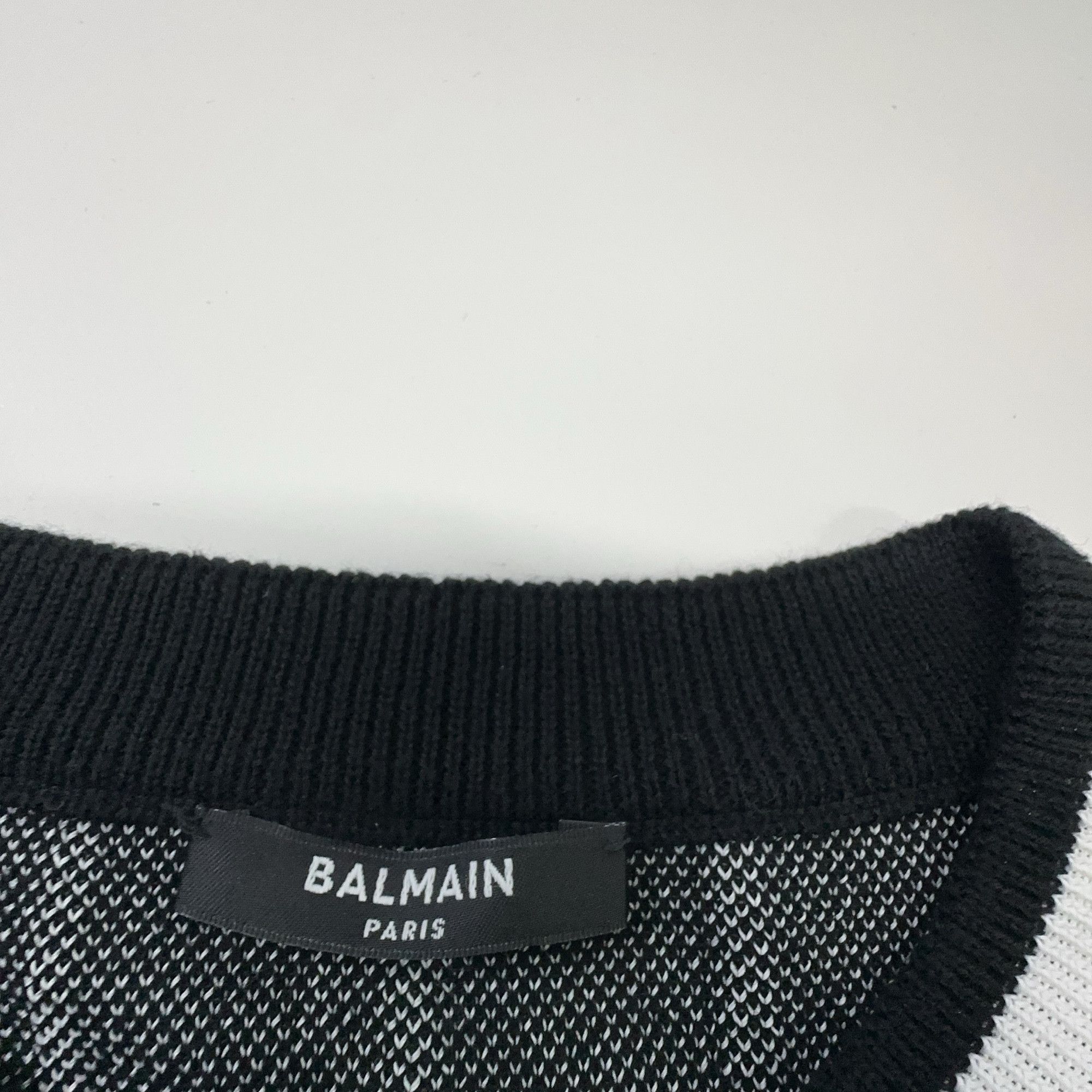 Balmain Balmain Logo Striped Sweater Size M Size US M / EU 48-50 / 2 - 3 Thumbnail