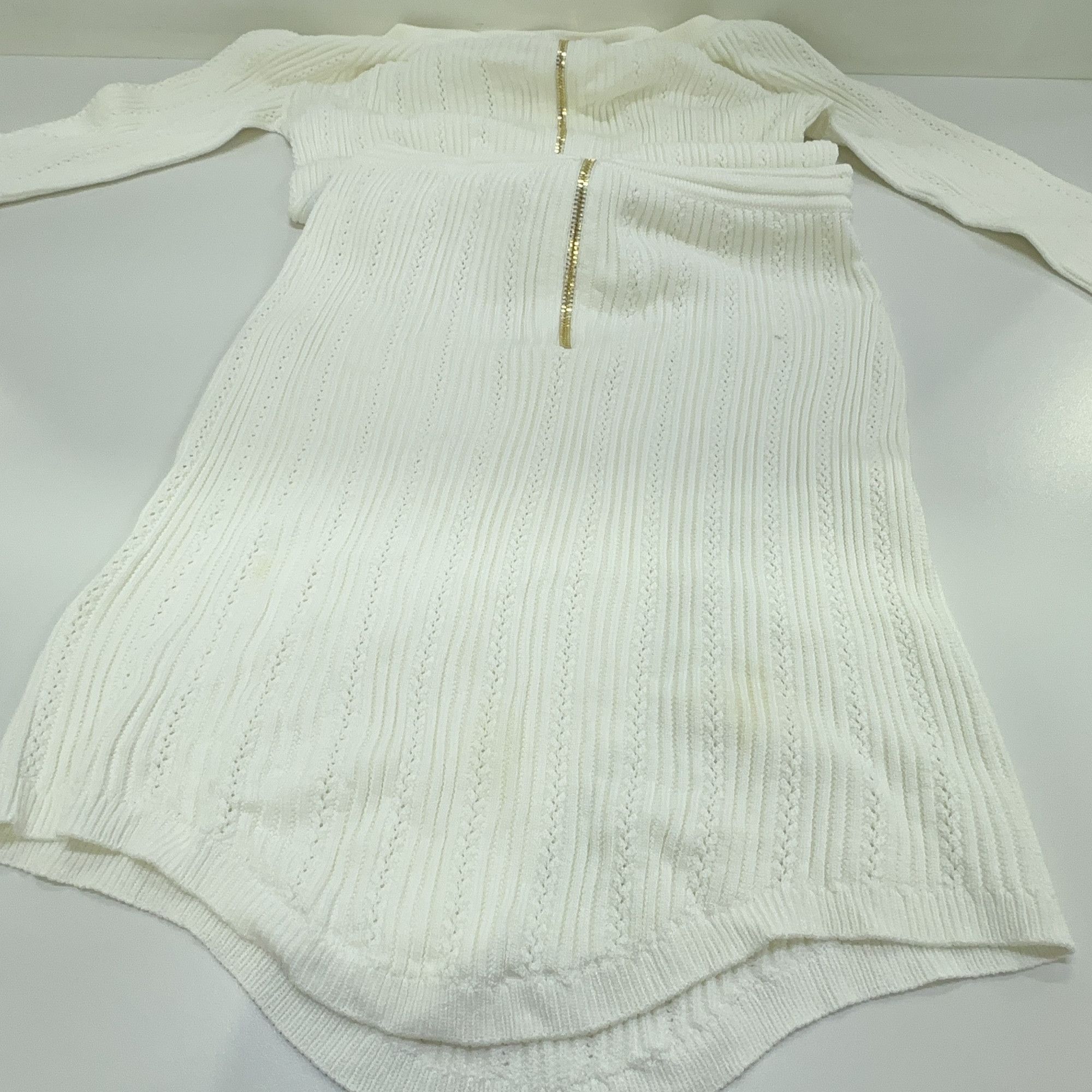 Balmain Balmain Ribbed Knit Mini Dress Size 40 Size M / US 6-8 / IT 42-44 - 11 Thumbnail