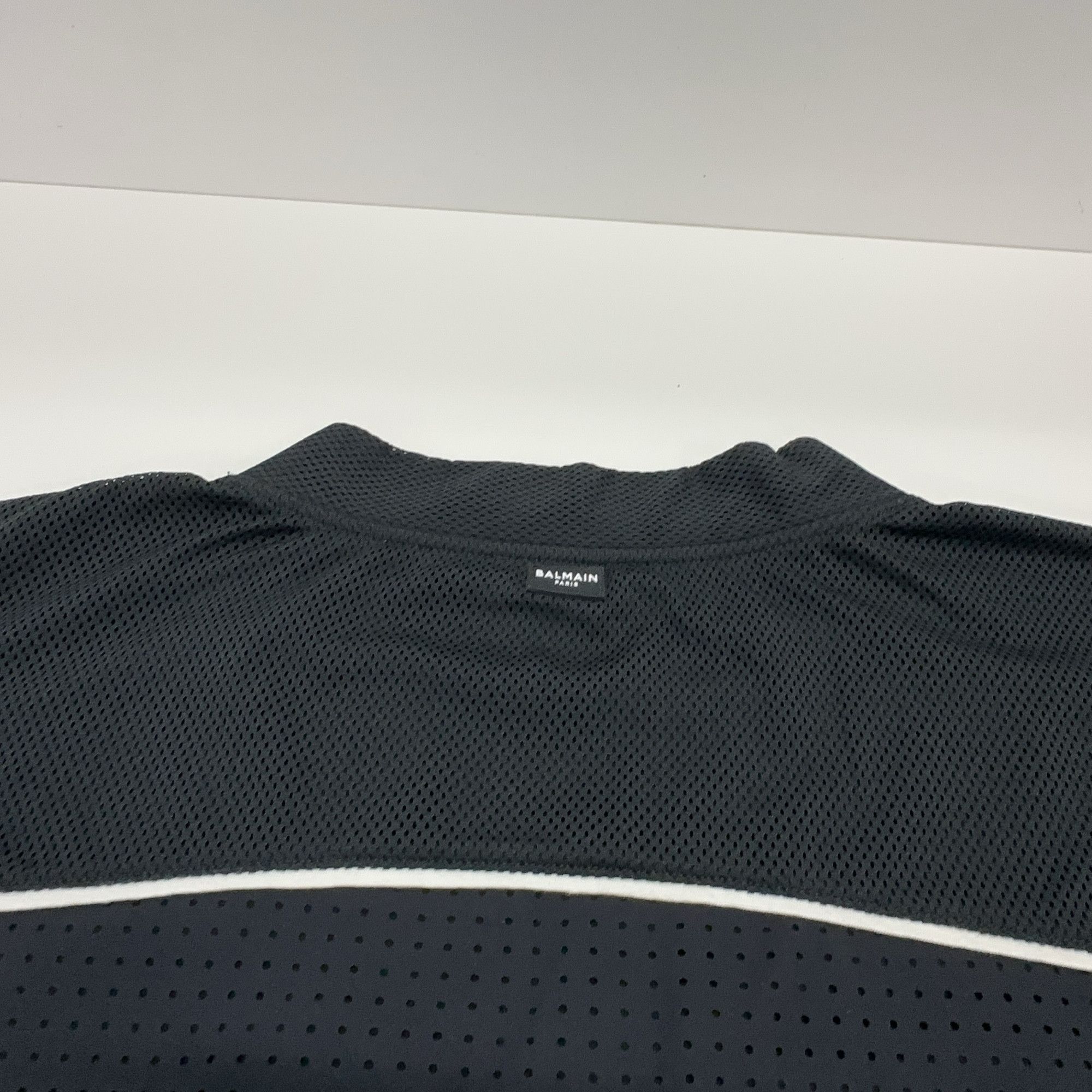Balmain Balmain Logo Mesh Jersey XXL Size US XXL / EU 58 / 5 - 13 Thumbnail