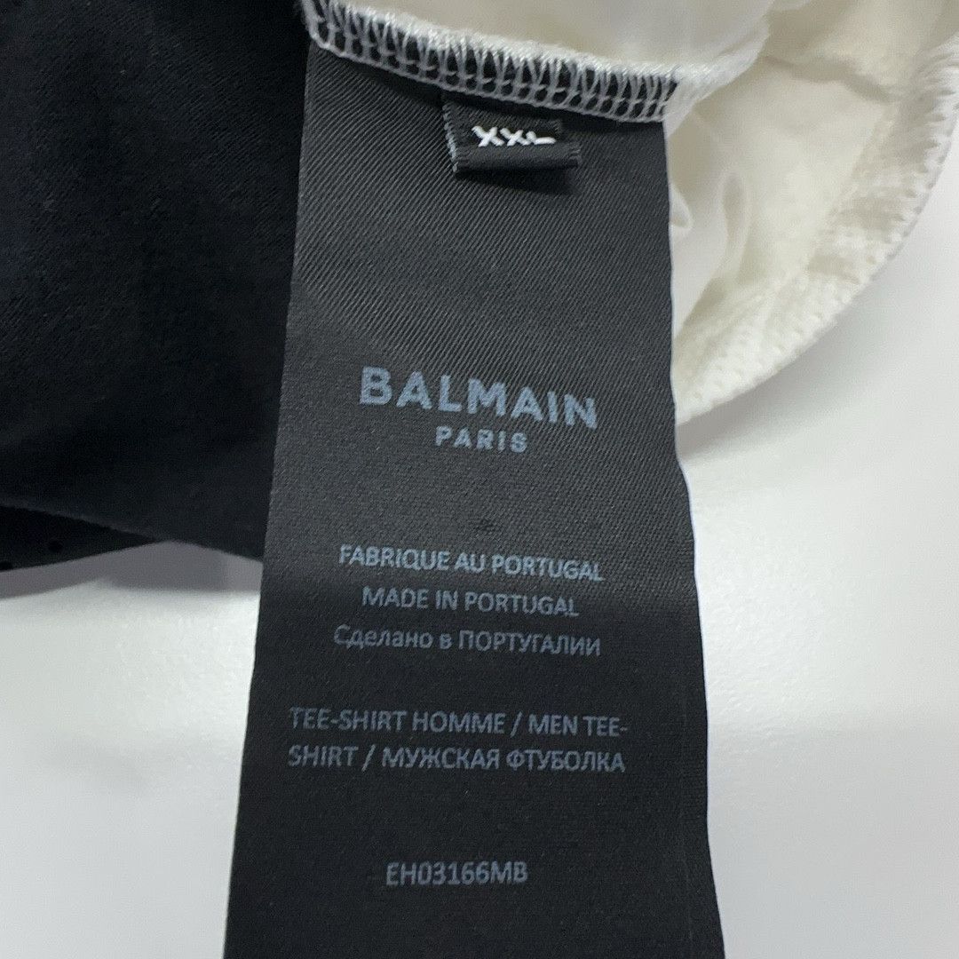 Balmain Balmain Logo Mesh Jersey XXL Size US XXL / EU 58 / 5 - 4 Thumbnail