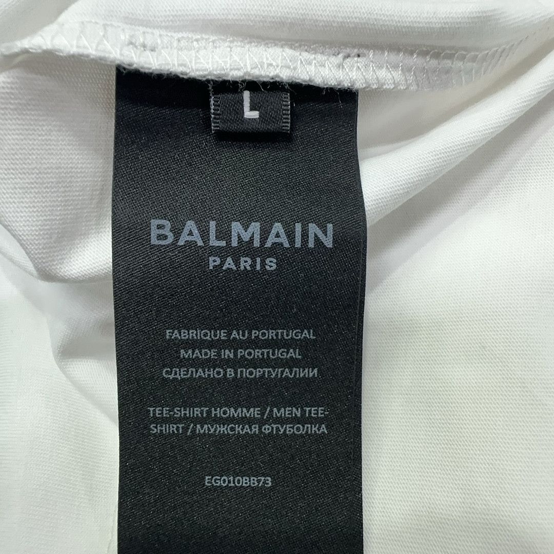 Balmain Balmain Logo Print T-Shirt Size L Size US L / EU 52-54 / 3 - 5 Thumbnail