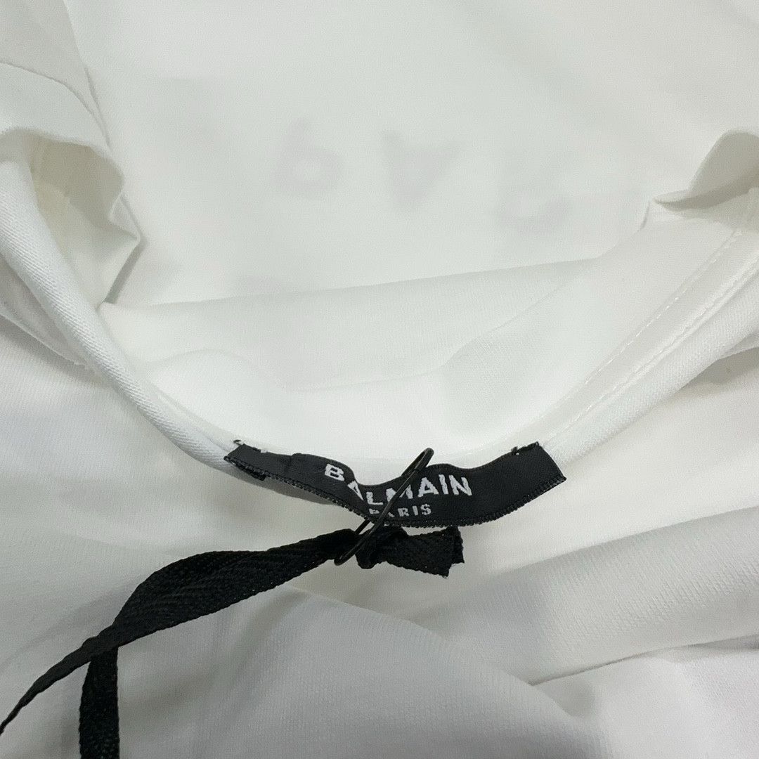 Balmain Balmain Logo Print T-Shirt Size L Size US L / EU 52-54 / 3 - 6 Thumbnail