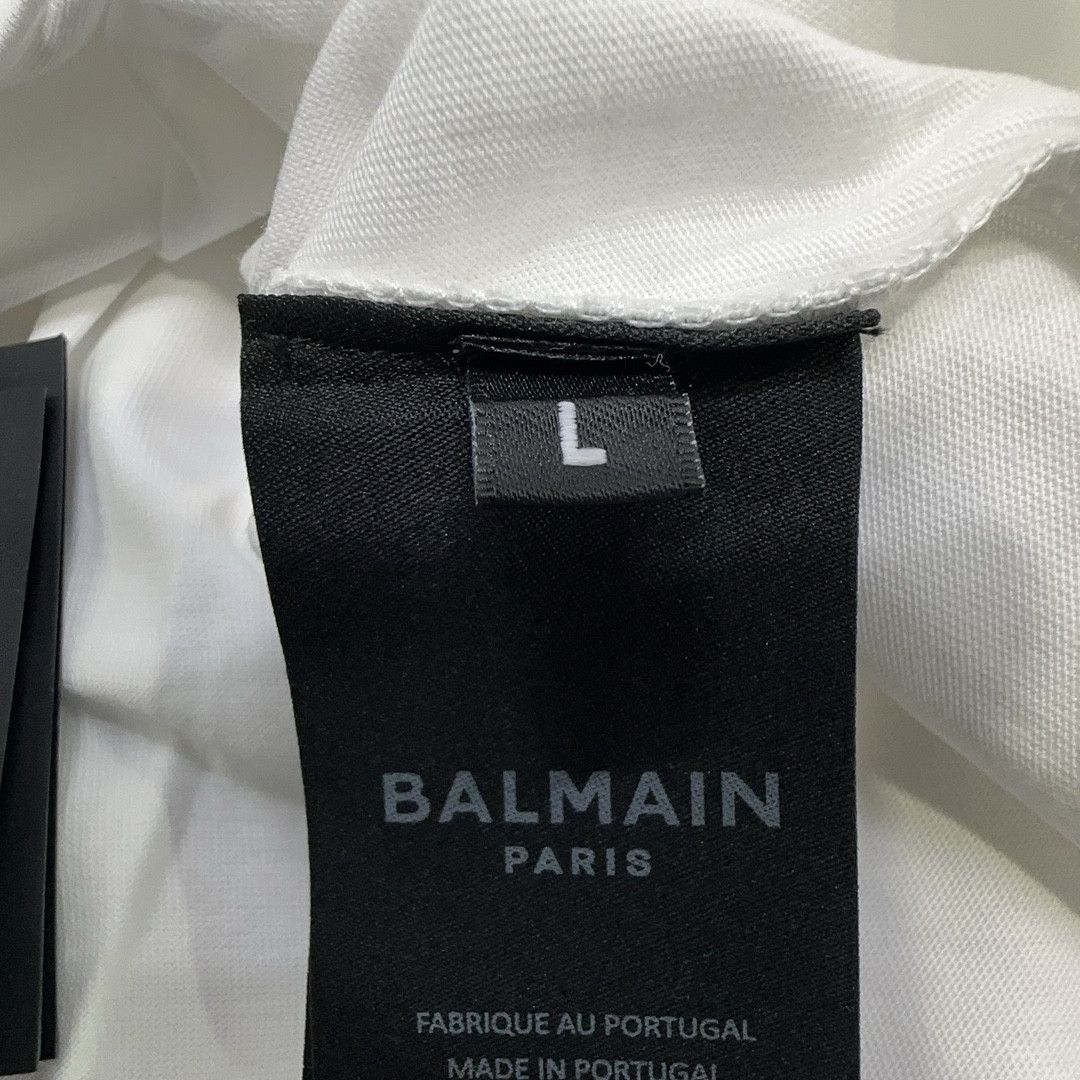 Balmain Balmain Logo Print T-Shirt Size L Size US L / EU 52-54 / 3 - 4 Thumbnail