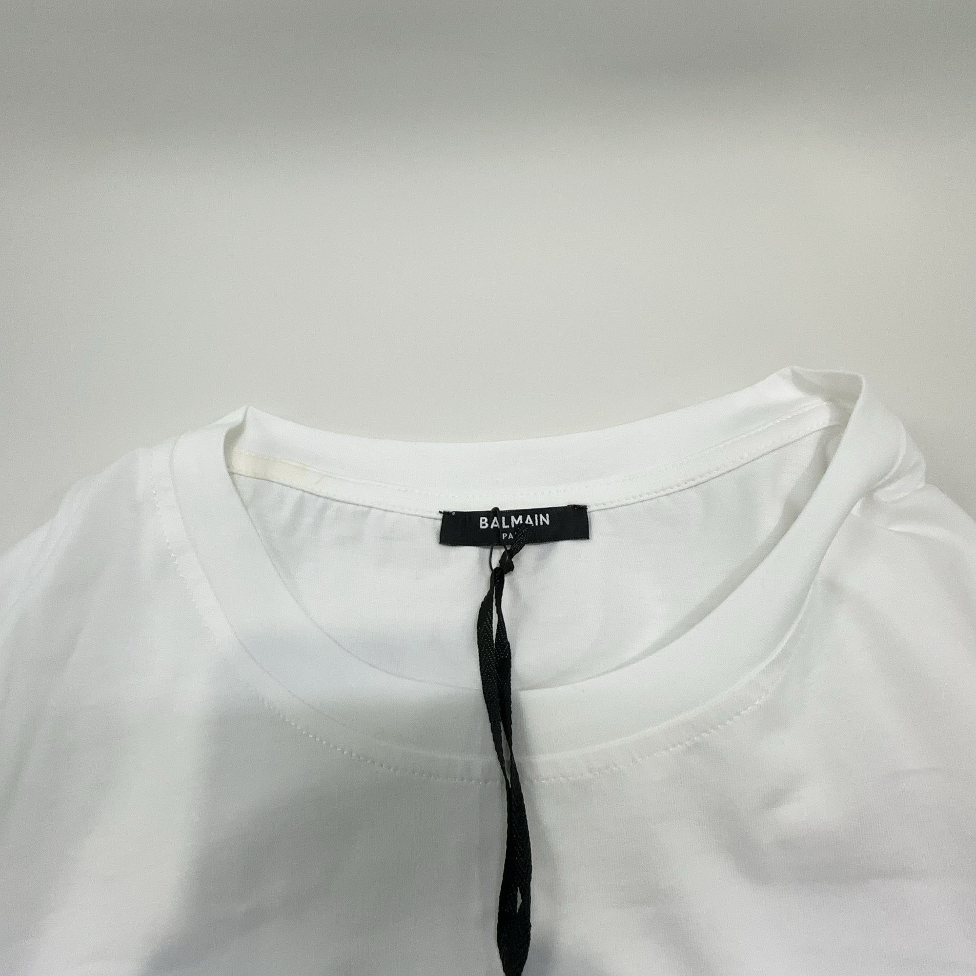 Balmain Balmain Logo Print T-Shirt Size L Size US L / EU 52-54 / 3 - 7 Thumbnail
