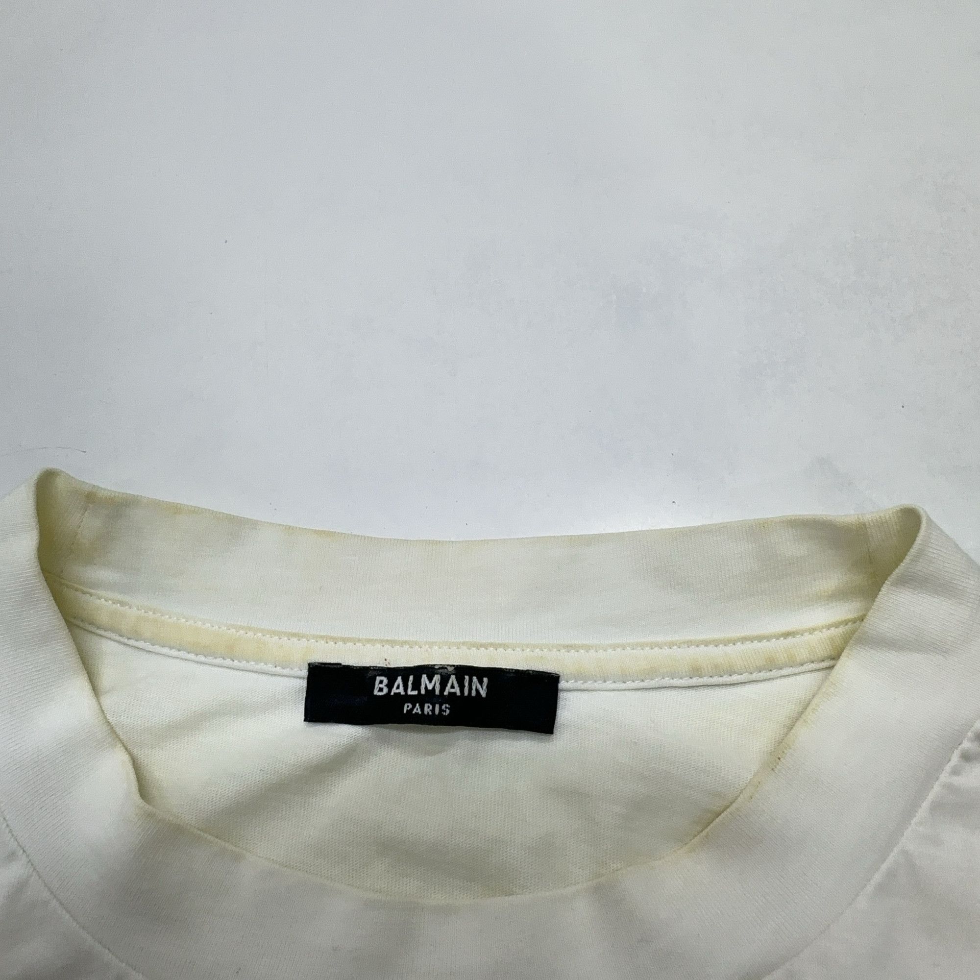 Balmain Balmain Logo Short Sleeve T-Shirt Size S Size S / US 4 / IT 40 - 4 Thumbnail