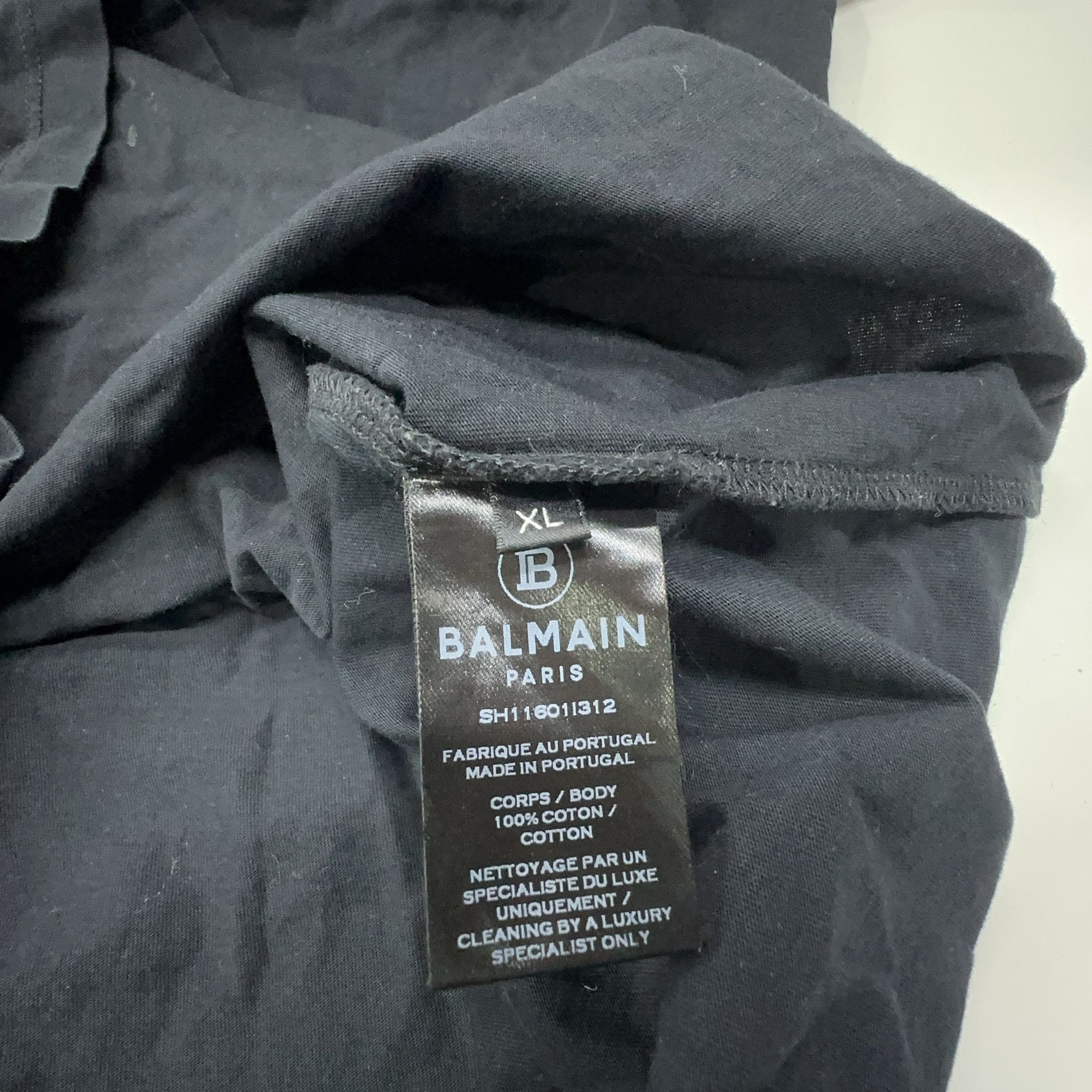 Balmain BALMAIN Logo T-Shirt Size XL Size US XL / EU 56 / 4 - 3 Thumbnail