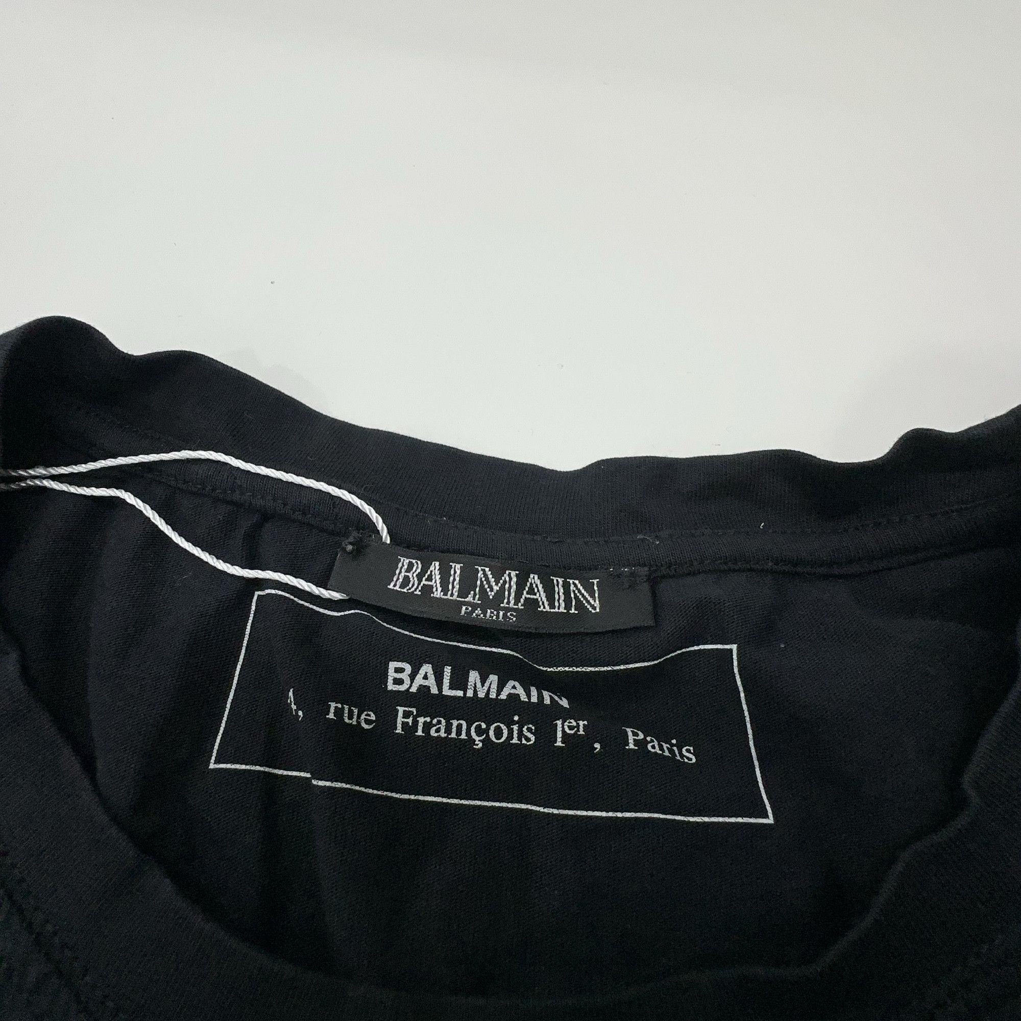 Balmain BALMAIN Logo T-Shirt Size XL Size US XL / EU 56 / 4 - 4 Thumbnail