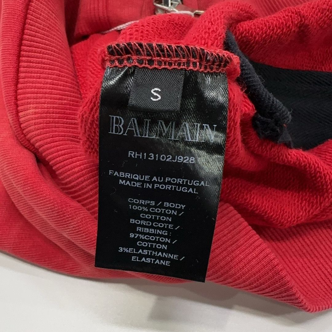 Balmain Balmain Logo Zip Detail Sweatshirt Size S Size US S / EU 44-46 / 1 - 4 Thumbnail