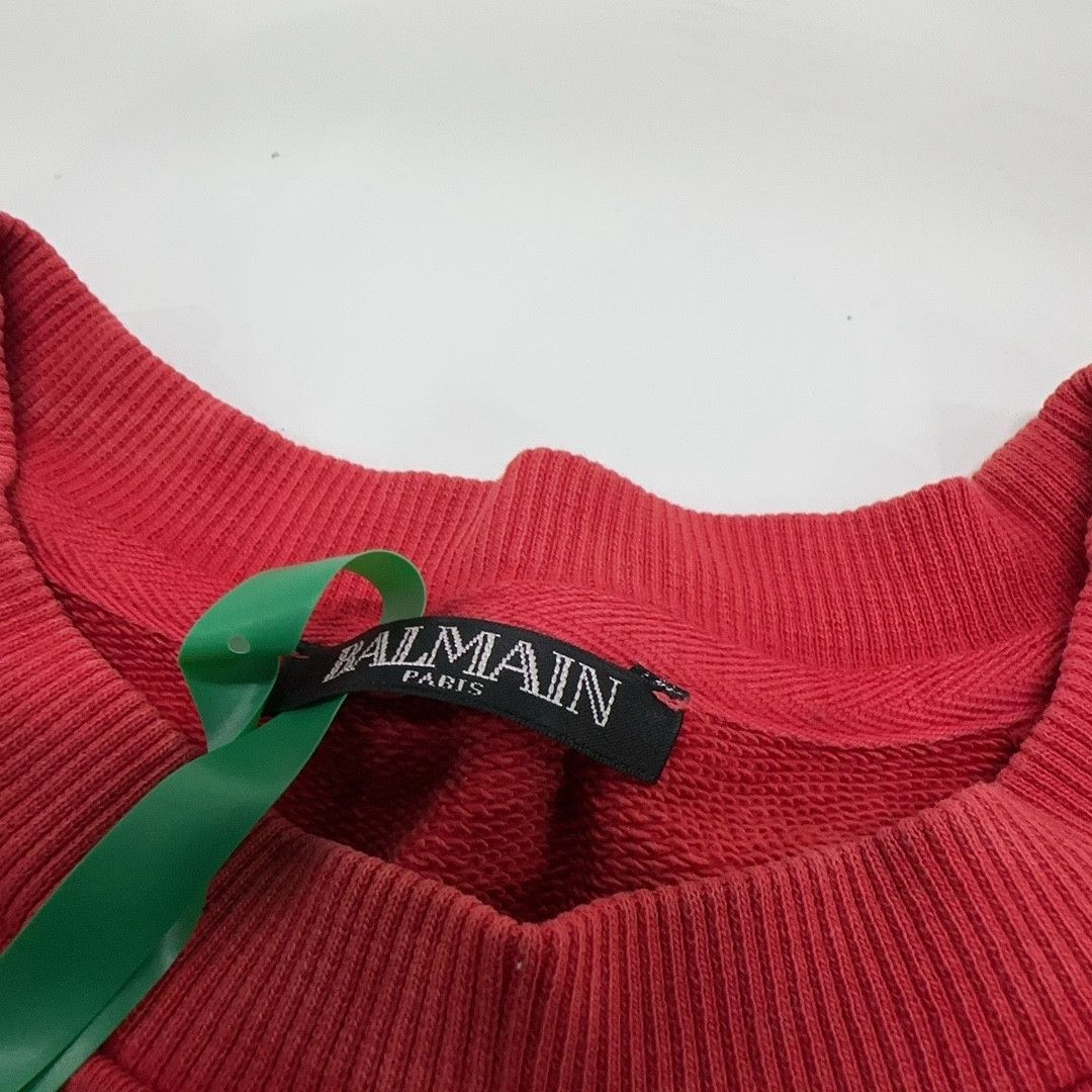 Balmain Balmain Logo Zip Detail Sweatshirt Size S Size US S / EU 44-46 / 1 - 3 Thumbnail